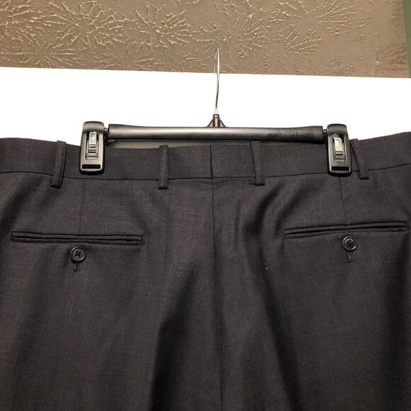 Other Adolfo men's new charcoal 100%wool dress pants size: 38/31 Size 38R - 4 Thumbnail