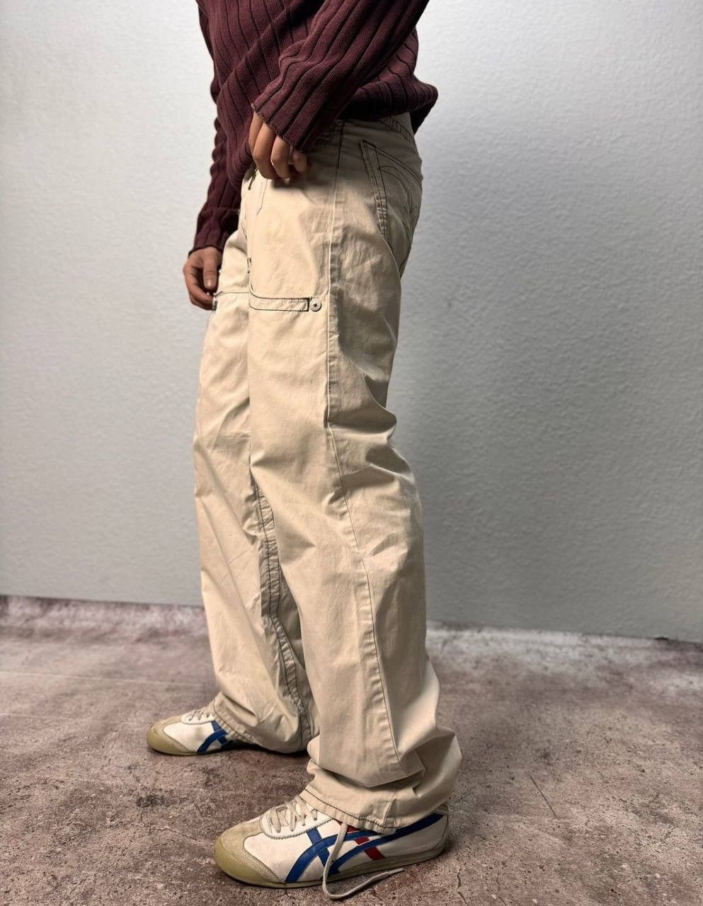 Vintage Michiko Koshino Vintage Bondage Cargo Pants G Star Style Size US 31 - 1 Thumbnail