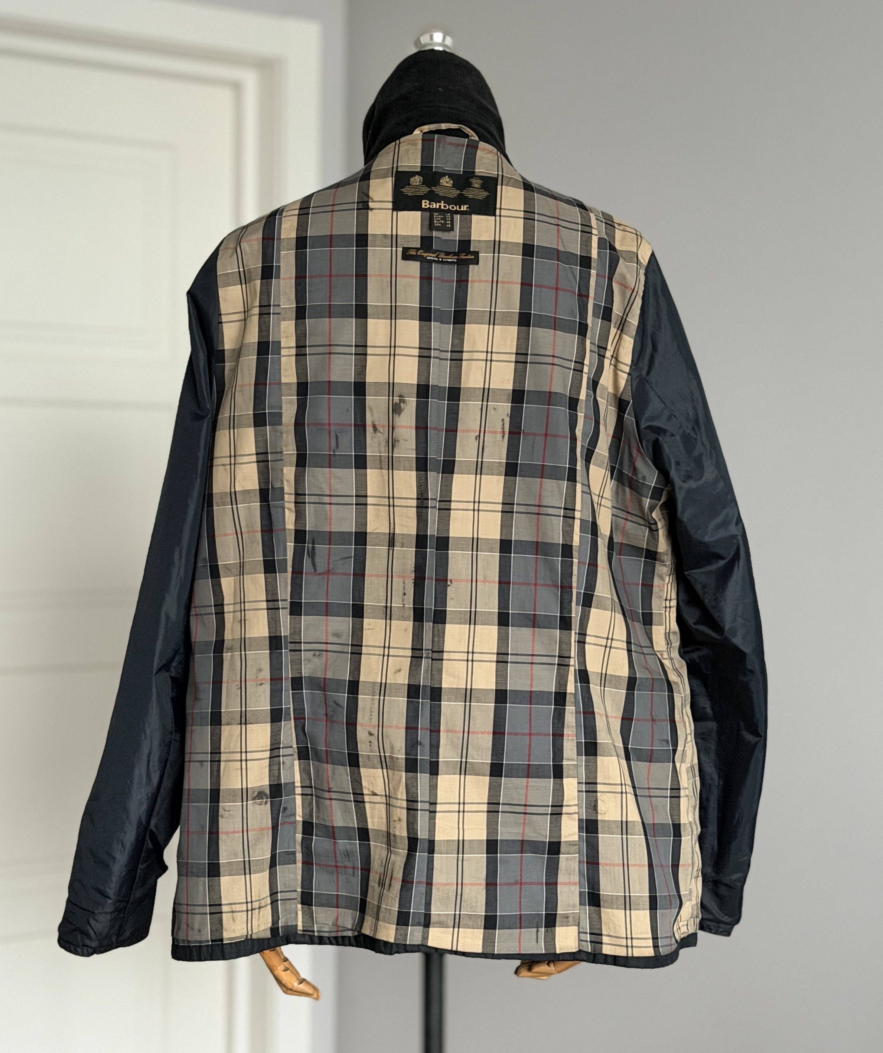 Barbour BARBOUR Tennant Wax Jacket Black Made E Rewax British Style Size XXL / US 16-18 / IT 52-54 - 13 Thumbnail