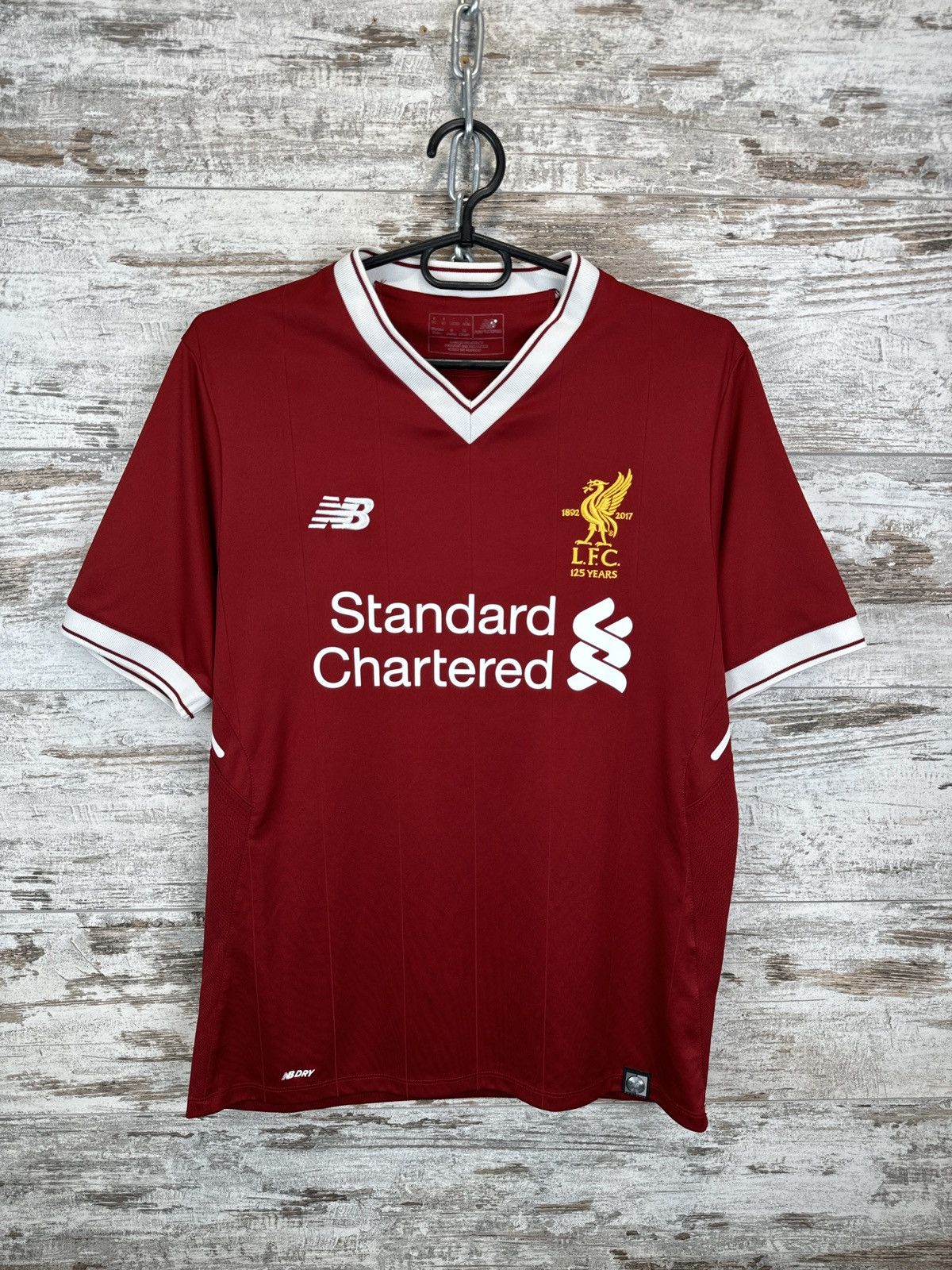 New Balance Mens Vintage New Balance Liverpool FC T-shirt soccer jersey Size US S / EU 44-46 / 1 - 2 Thumbnail