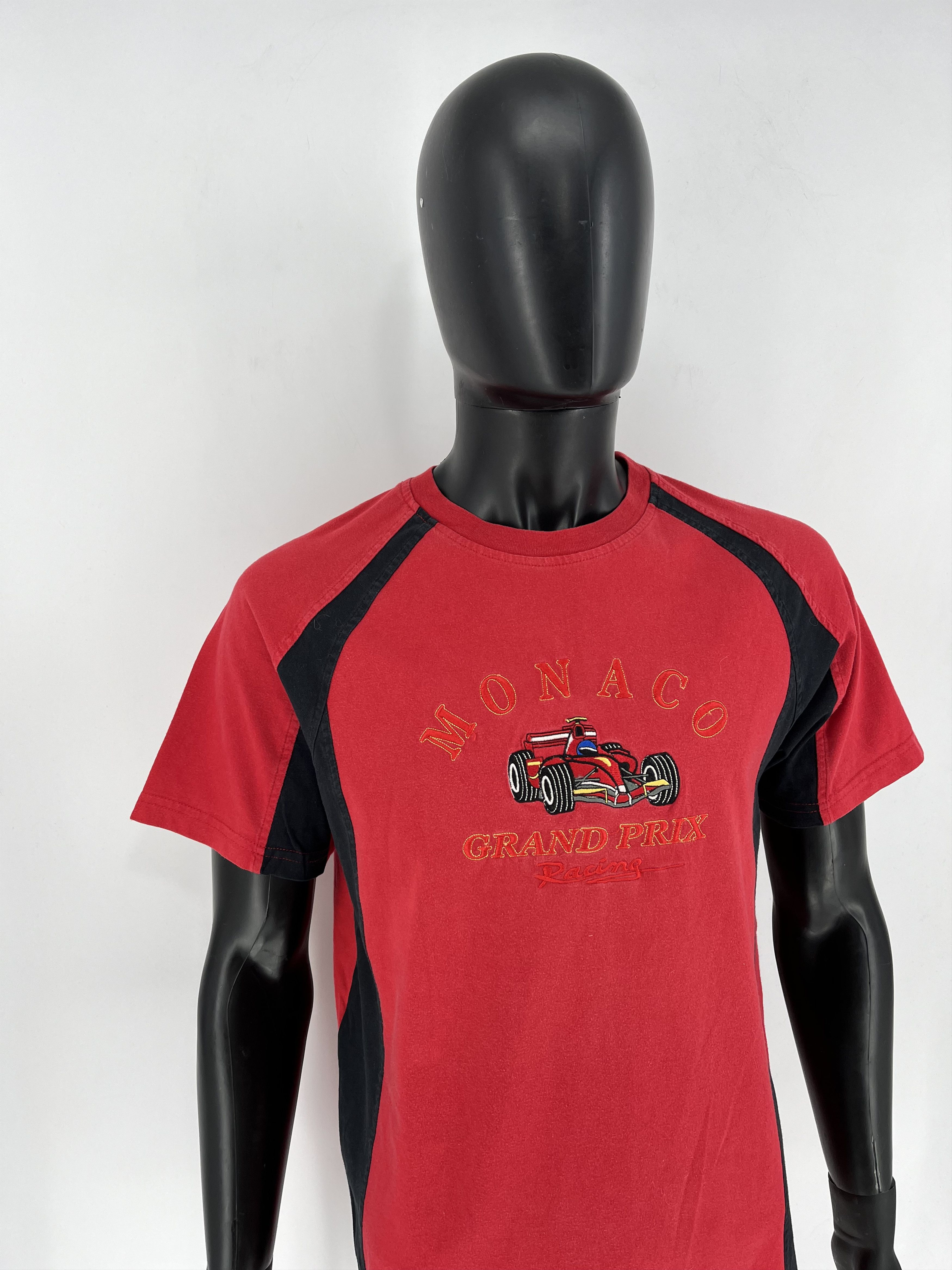 Formula 1 Vintage 90s Grand Prix Monaco Racing F1 Tee T-shirt Size US L / EU 52-54 / 3 - 3 Thumbnail