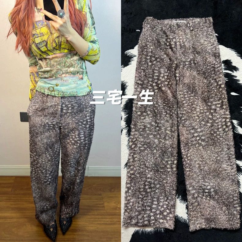 Issey Miyake Issey Miyake size:M Spotted long pants Size 42" / US 20 - 1 Thumbnail