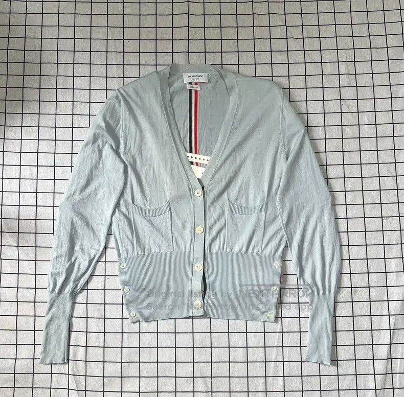 Thom Browne Thom Browne Back striped knitted cardigan Size US XS / EU 42 / 0 - 1 Thumbnail