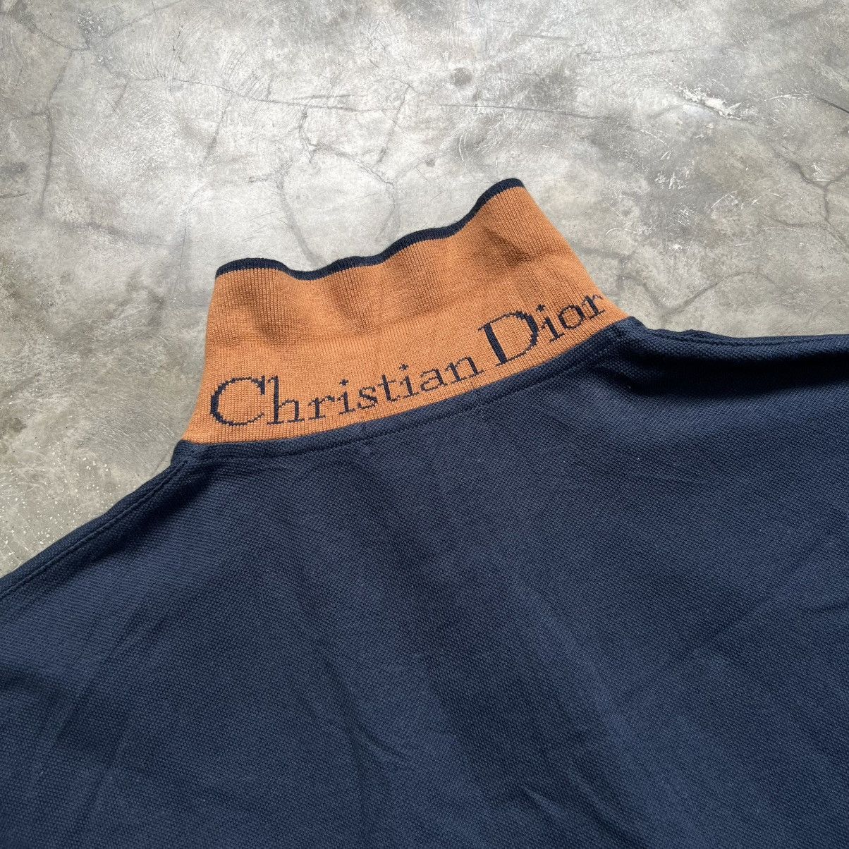 Christian Dior Monsieur Vintage 90s Christian Dior Navy Polos Shirt Size US M / EU 48-50 / 2 - 4 Thumbnail