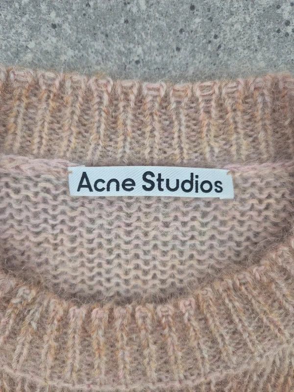 Acne Studios Acne Studios Womens Beige Mohair Wool Sweater Size Large Size L / US 10 / IT 46 - 3 Thumbnail