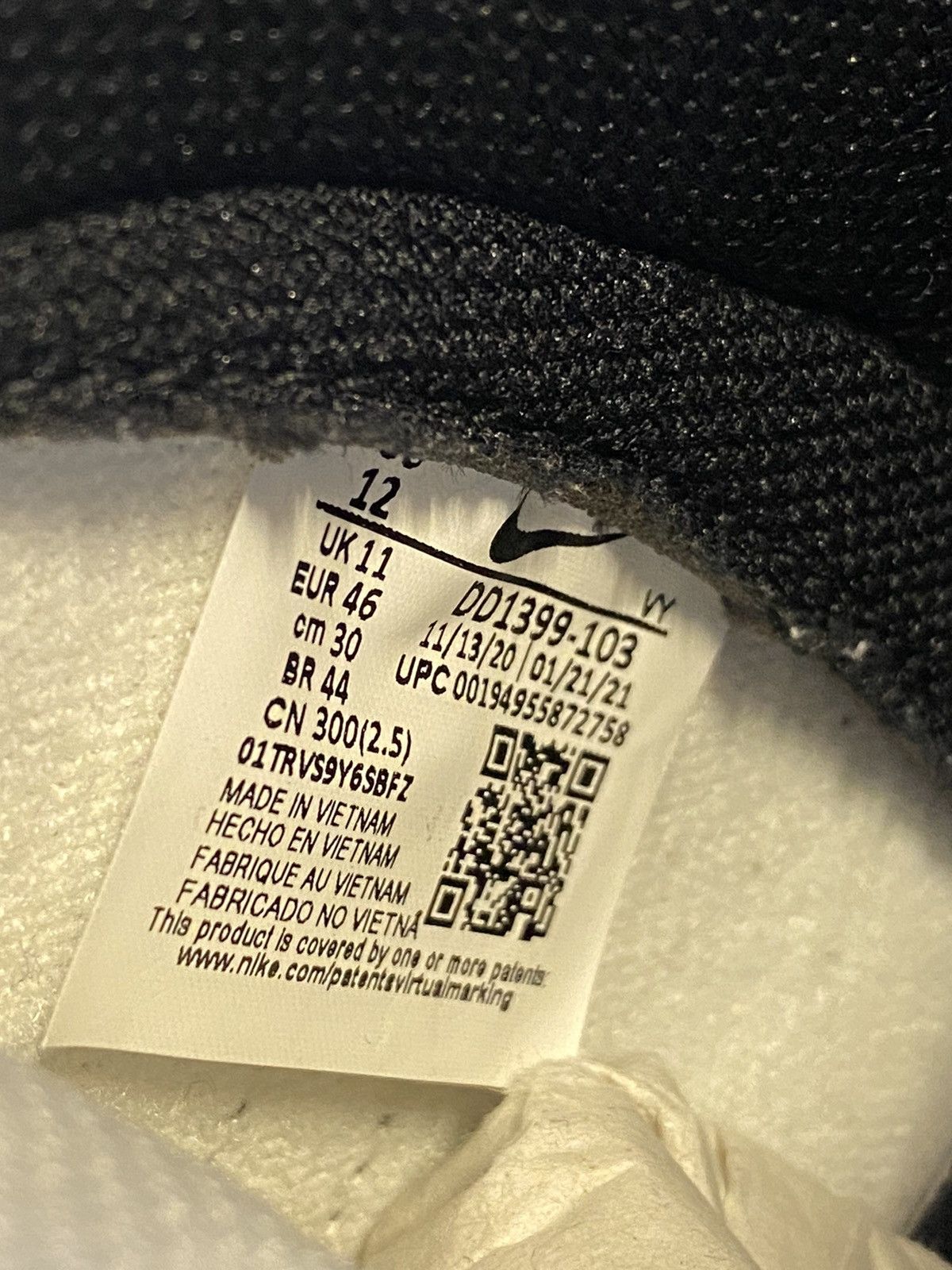 Jordan Brand × Nike Nike Dunk High Panda 2021 Size US 12 / EU 45 - 5 Thumbnail