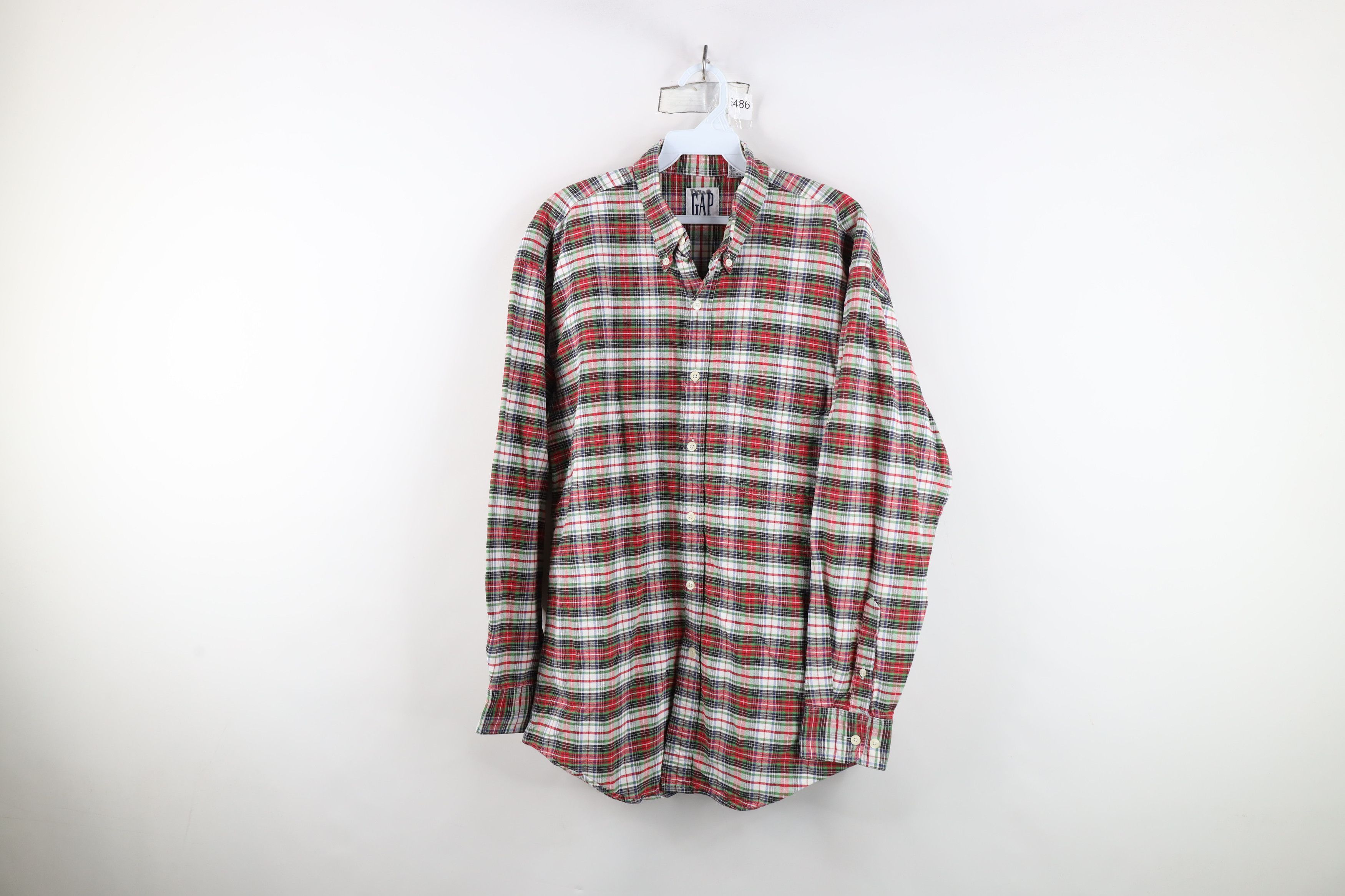 Gap Vintage 90s Gap Heavyweight Collared Button Down Shirt Size US M / EU 48-50 / 2 - 1 Thumbnail