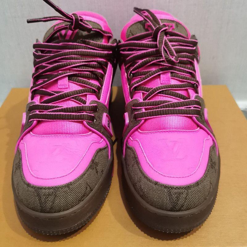 Louis Vuitton Louis Vuitton Classic Logo Trainer Sneakers for Men -2508 Size US 8 / EU 41 - 2 Thumbnail