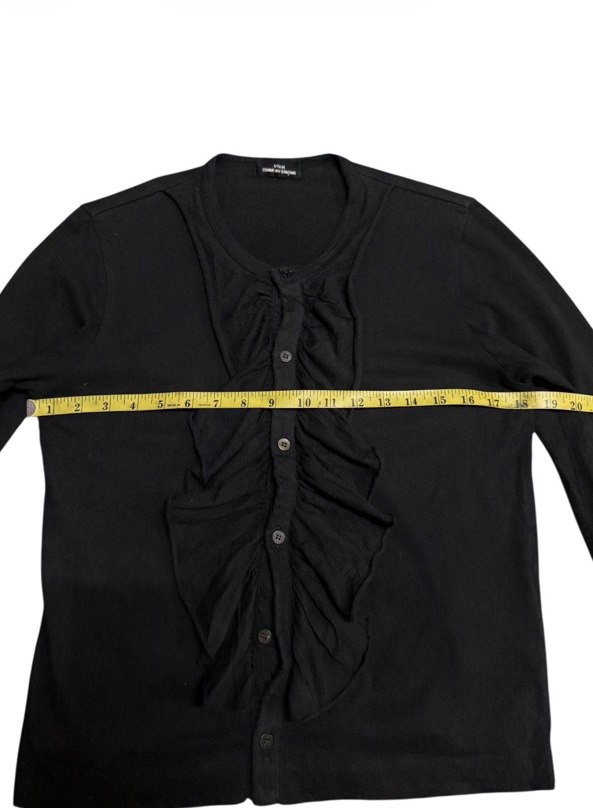 Comme des Garcons Comme Des Garcons Tricot Botton Long-sleeved Black Size S / US 4 / IT 40 - 6 Thumbnail