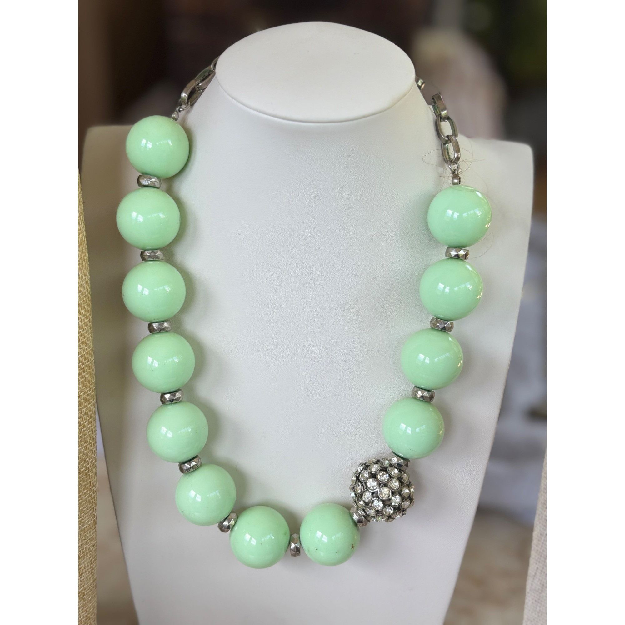 Other Spring/Summer PastelColorful Beaded & Gemstone Statement Ne Size ONE SIZE - 3 Thumbnail