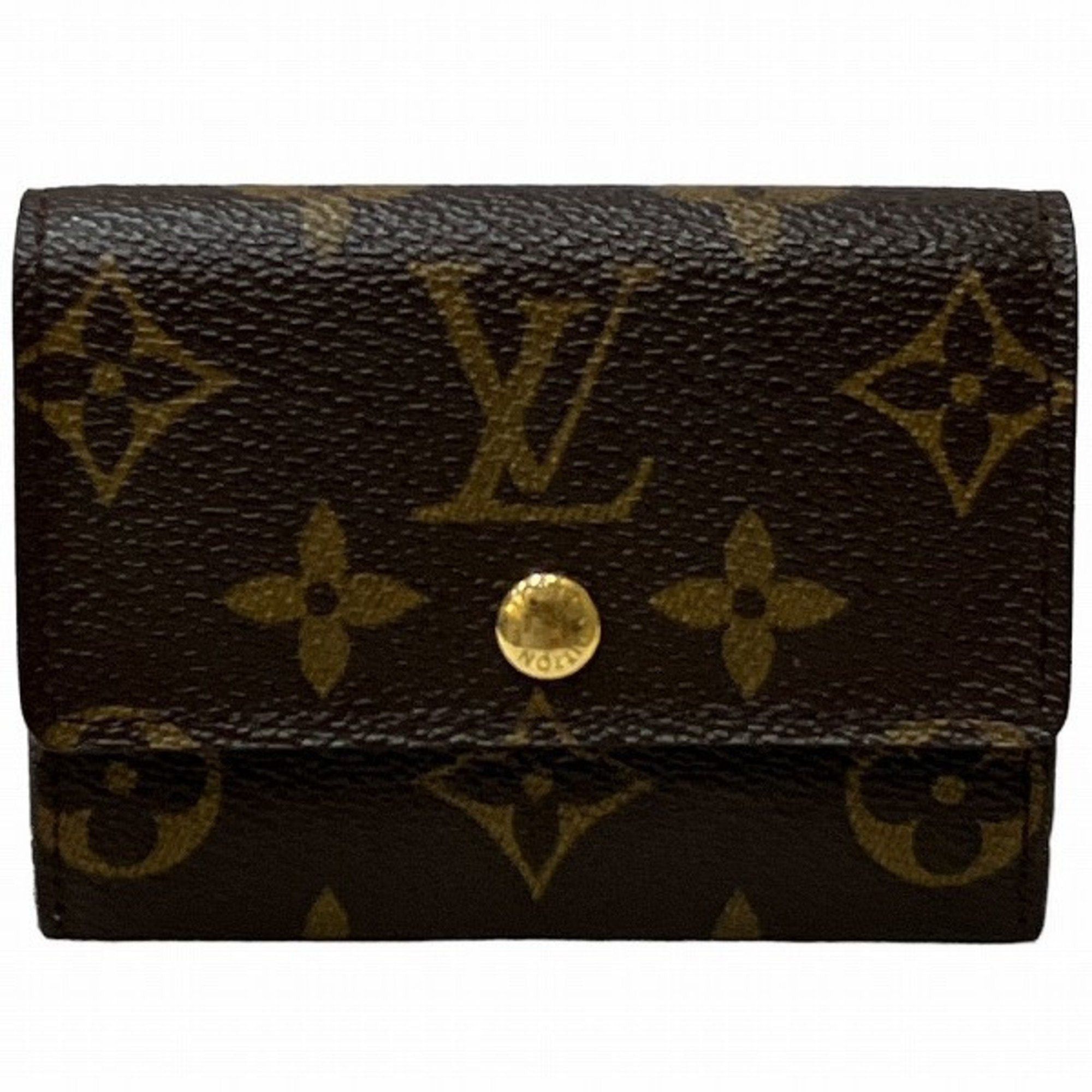 image of Louis Vuitton Monogram Portomone Plastic M61930 Wallet Coin Case Men's Women's in Brown