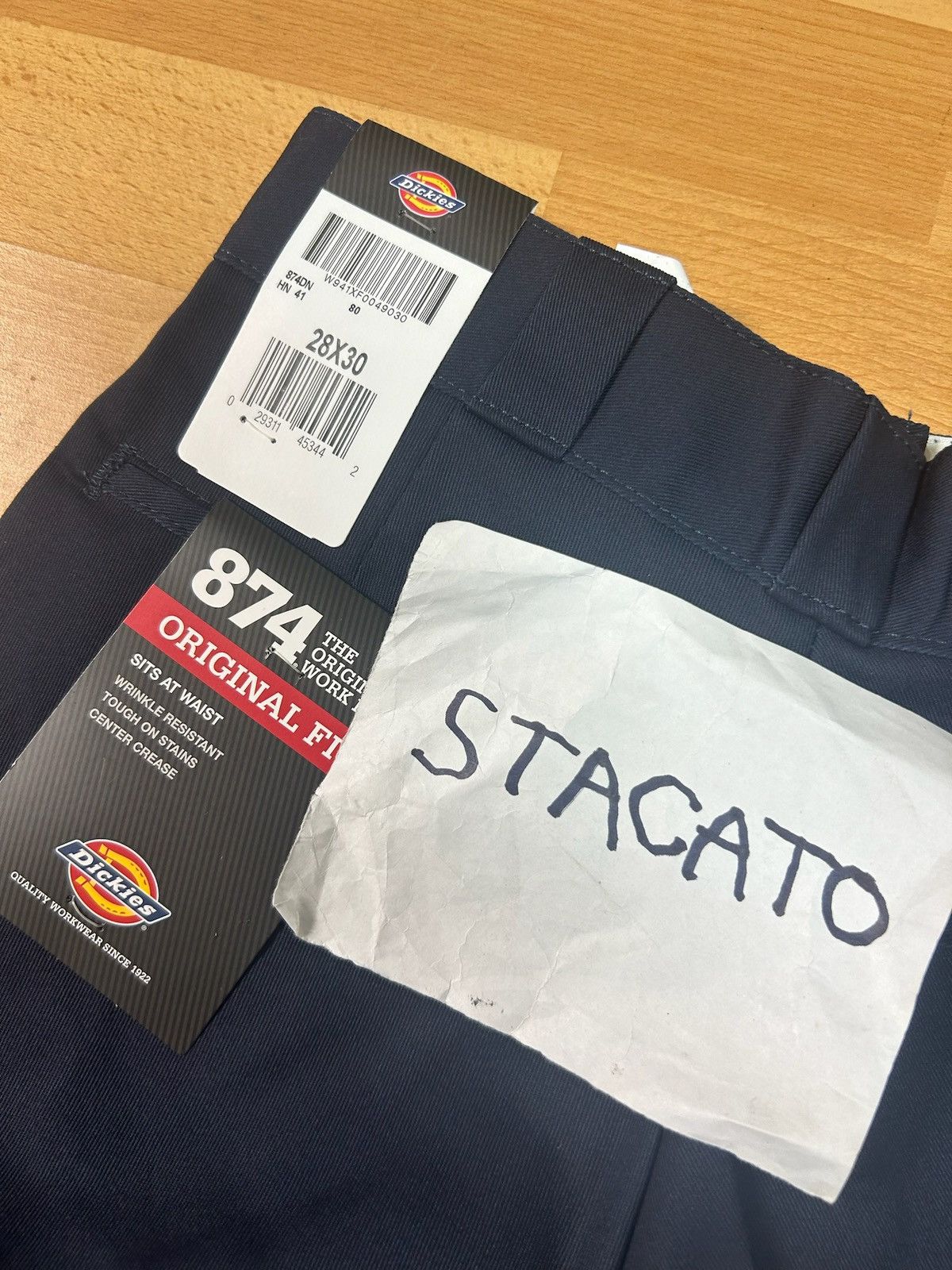 Dickies × Vintage Burnt True Religion Dickies Pants Navy Blue Size US 28 / EU 44 - 5 Thumbnail