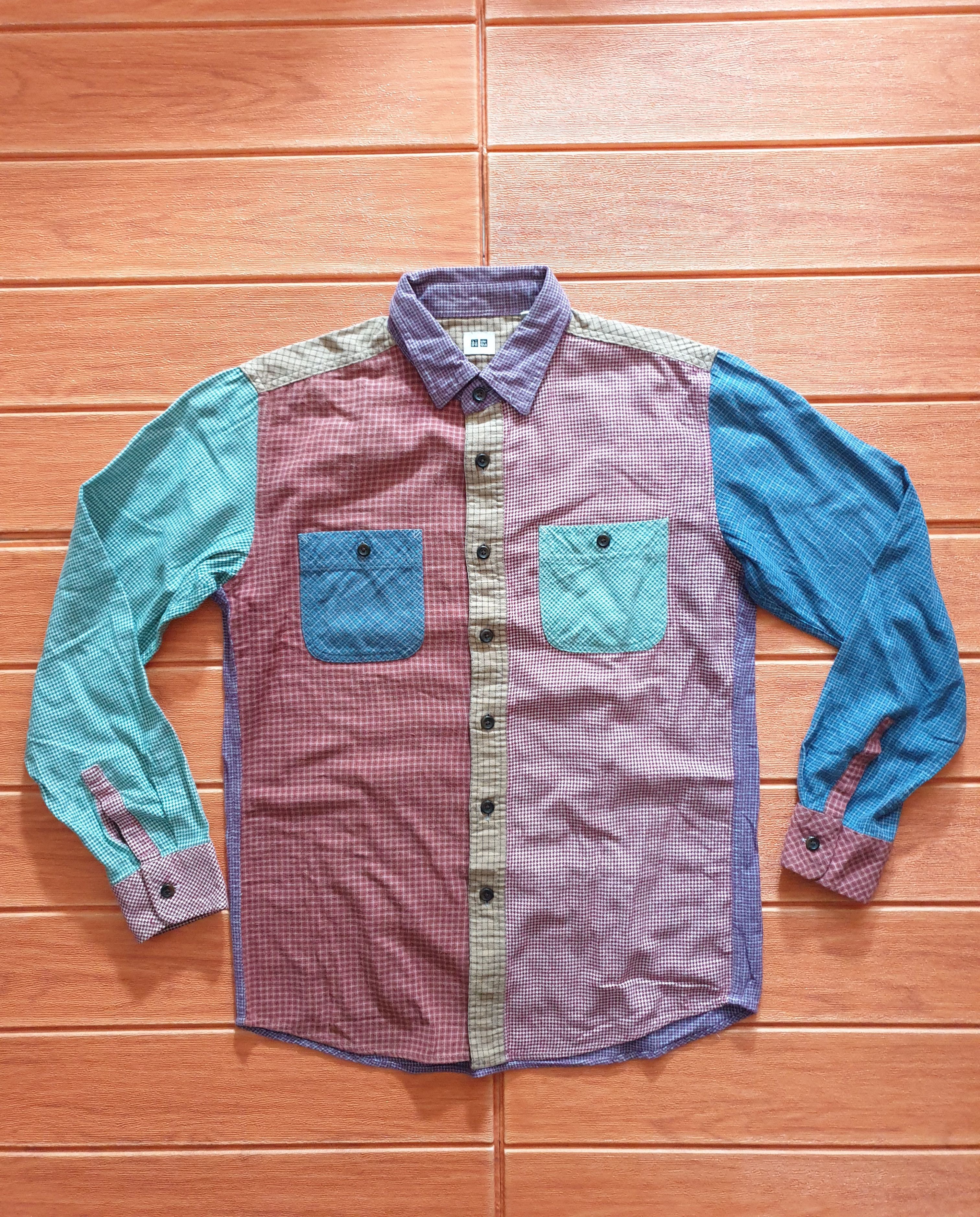 Japanese Brand 💥Uniqlo multicolour Japanese brand flannel shirt Size US M / EU 48-50 / 2 - 1 Thumbnail