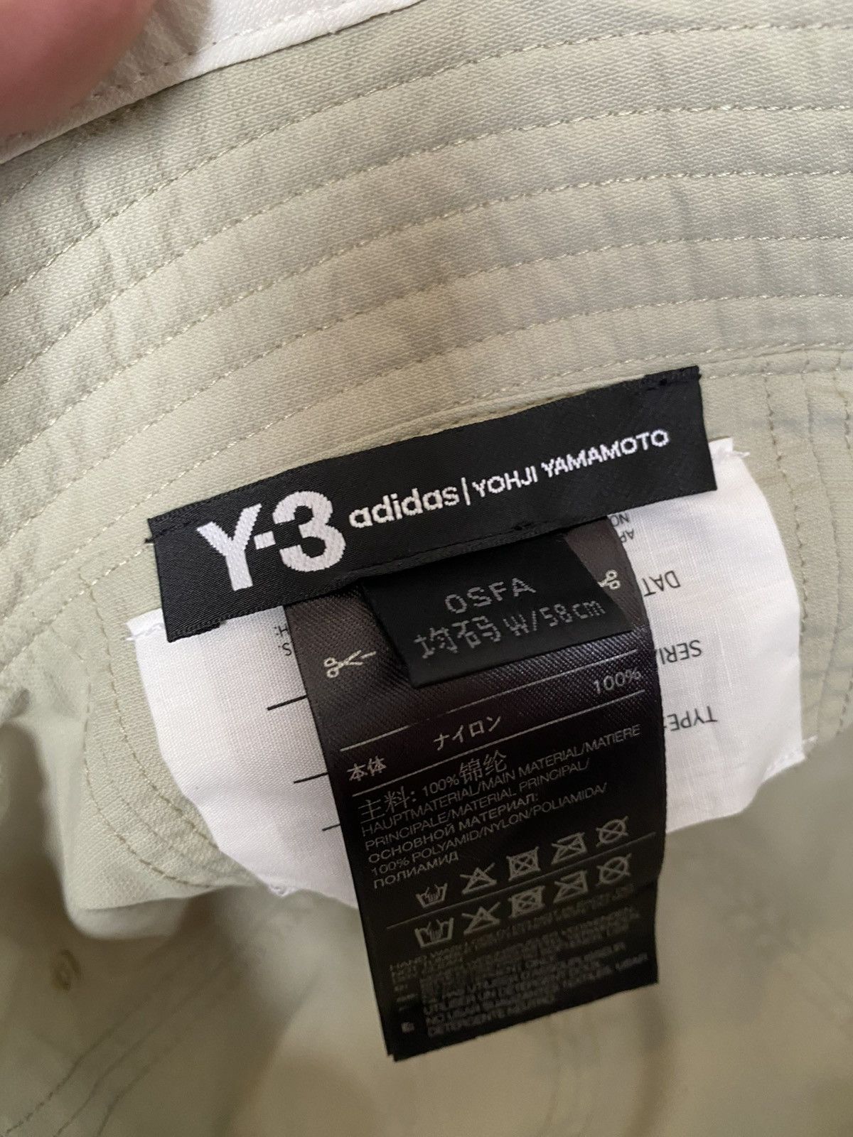 Adidas × Y's Adidas x yohji yamamoto bucket hat Size ONE SIZE - 5 Thumbnail