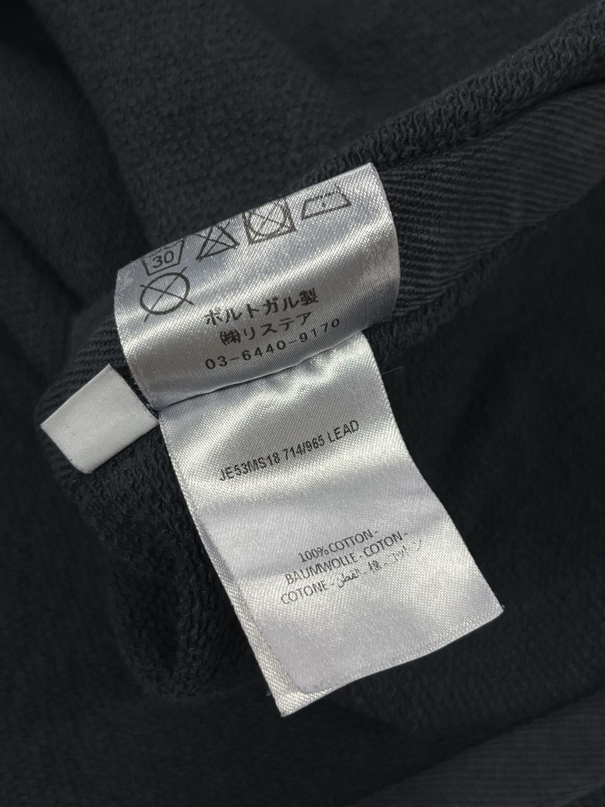JW Anderson JW Anderson SS18 Navy Raw Edge Open Side Sweatshirt Size US M / EU 48-50 / 2 - 11 Thumbnail