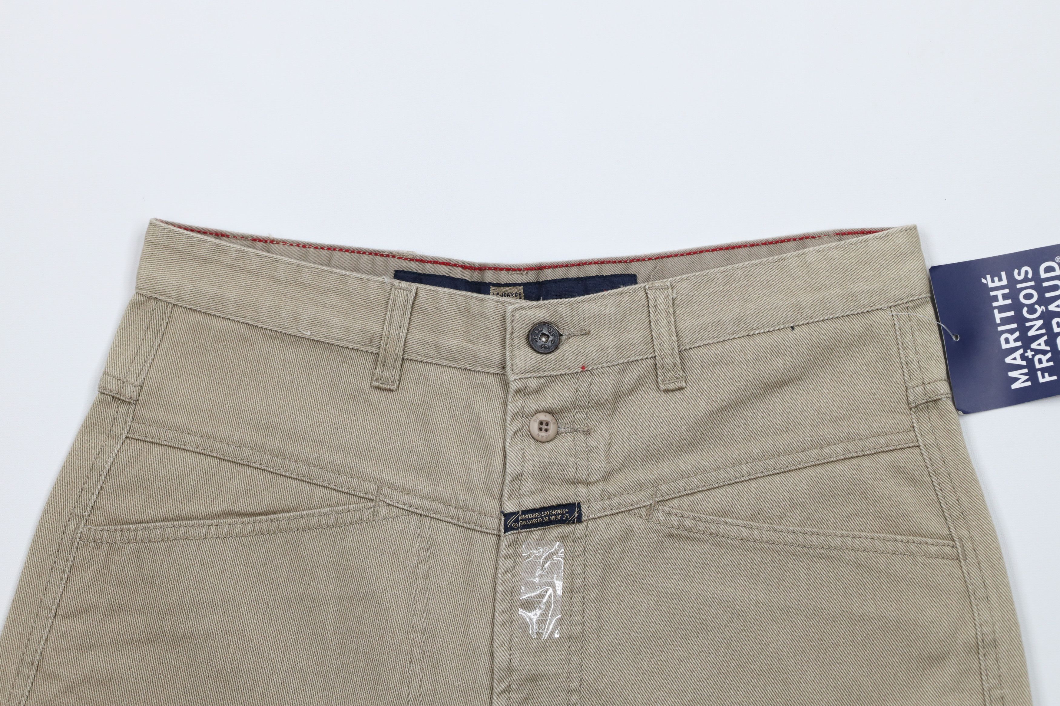 Marithe + Francois Girbaud × Vintage NOS Vintage 90s Marithe Francois Girbaud Denim Jean Shorts Size US 32 / EU 48 - 2 Thumbnail