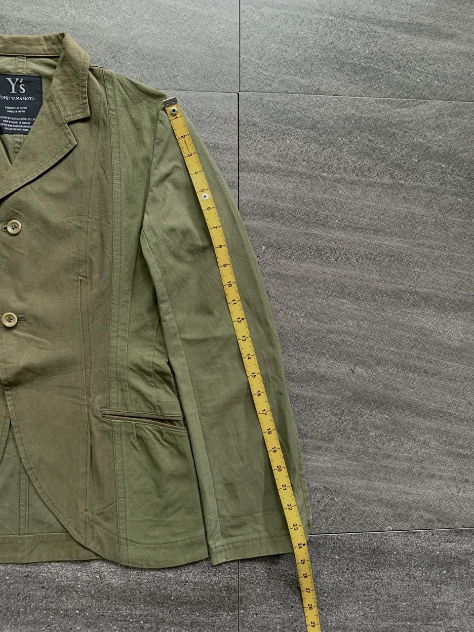 Yohji Yamamoto FREE TAX! Military Two Tone Jacket Size US XS / EU 42 / 0 - 14 Thumbnail