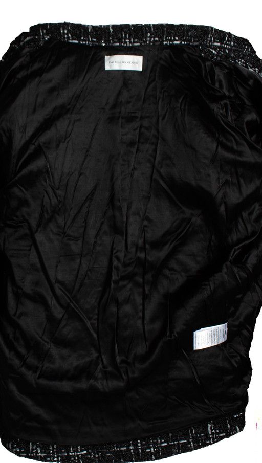 Faith Connexion Faith Connexion, Black tweed biker jacket Size US M / EU 48-50 / 2 - 5 Thumbnail