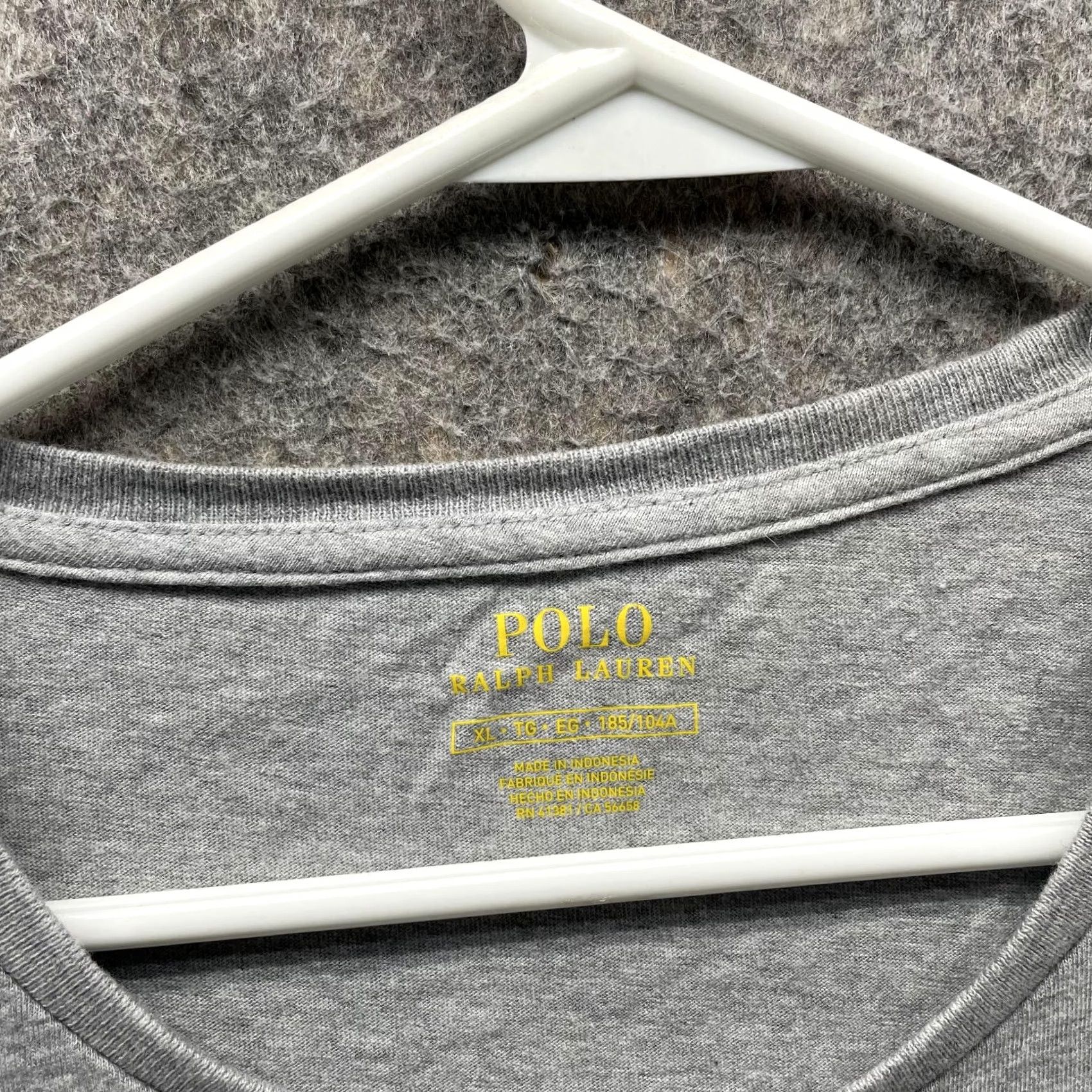 Polo Ralph Lauren VINTAGE Polo Ralph Lauren Shirt Men XL Gray Casual Tee Crewneck Big Pony #3 Size US L / EU 52-54 / 3 - 5 Thumbnail