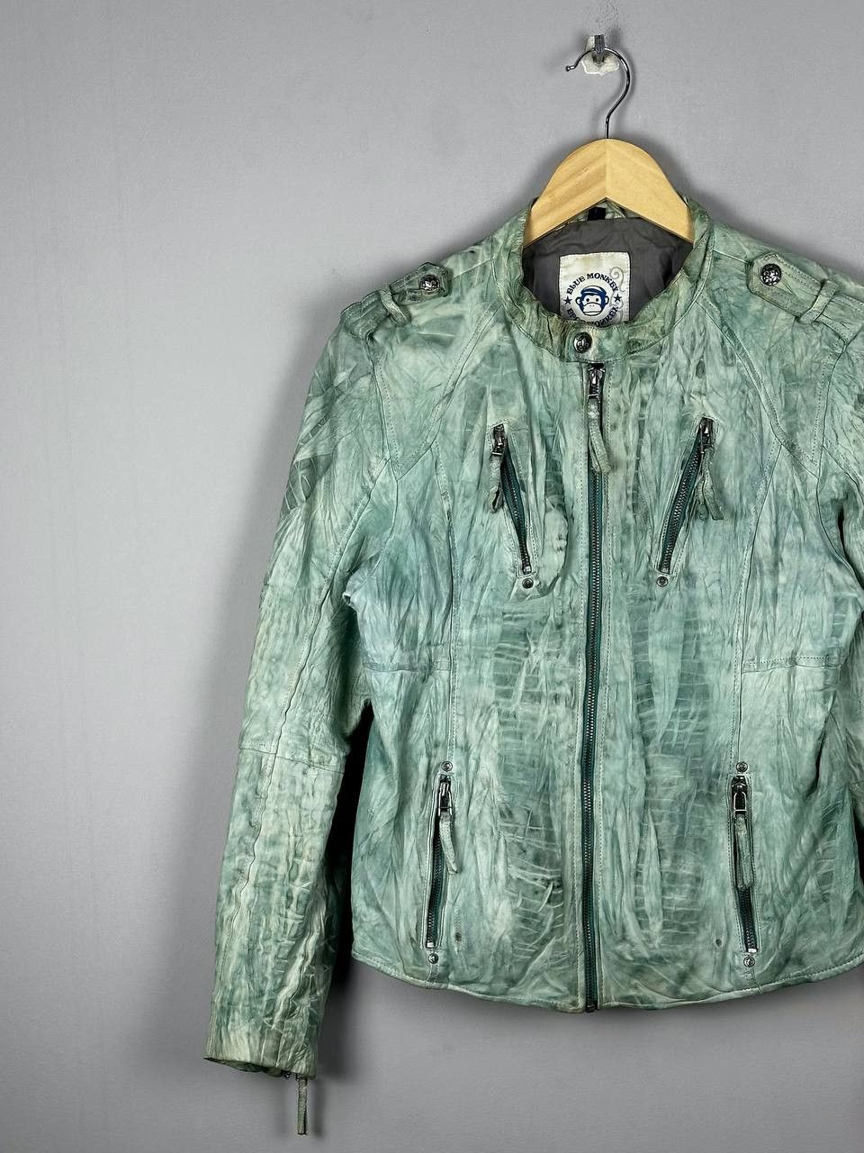 Japanese Brand Vintage Avant Garde Leather Jacket Indie Sleaze Size US S / EU 44-46 / 1 - 2 Thumbnail