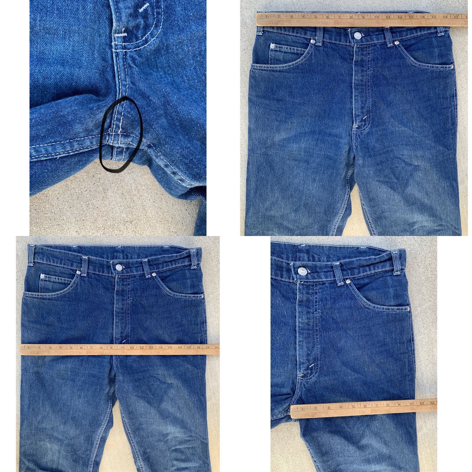Levi's VINTAGE Levi’s Jeans 34 Regular 34 Inseam Blue Denim 5-Pocket Hippie Groovy 70s 80s Mens Jeans Size US 34 / EU 50 - 11 Thumbnail