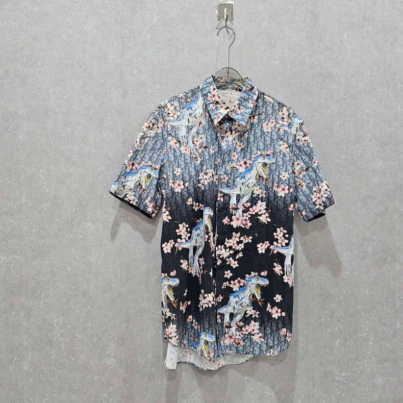 Dior Dior Size39 Solid color floral full-print stand-up collar s Size US XXS / EU 40 - 1 Thumbnail