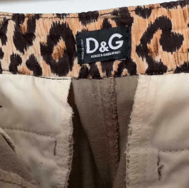 Dolce & Gabbana × Vintage Dolce Gabbana Pants SS2003 Cargo Printed Graffiti Vintage Size 26" / US 2 / IT 38 - 3 Thumbnail