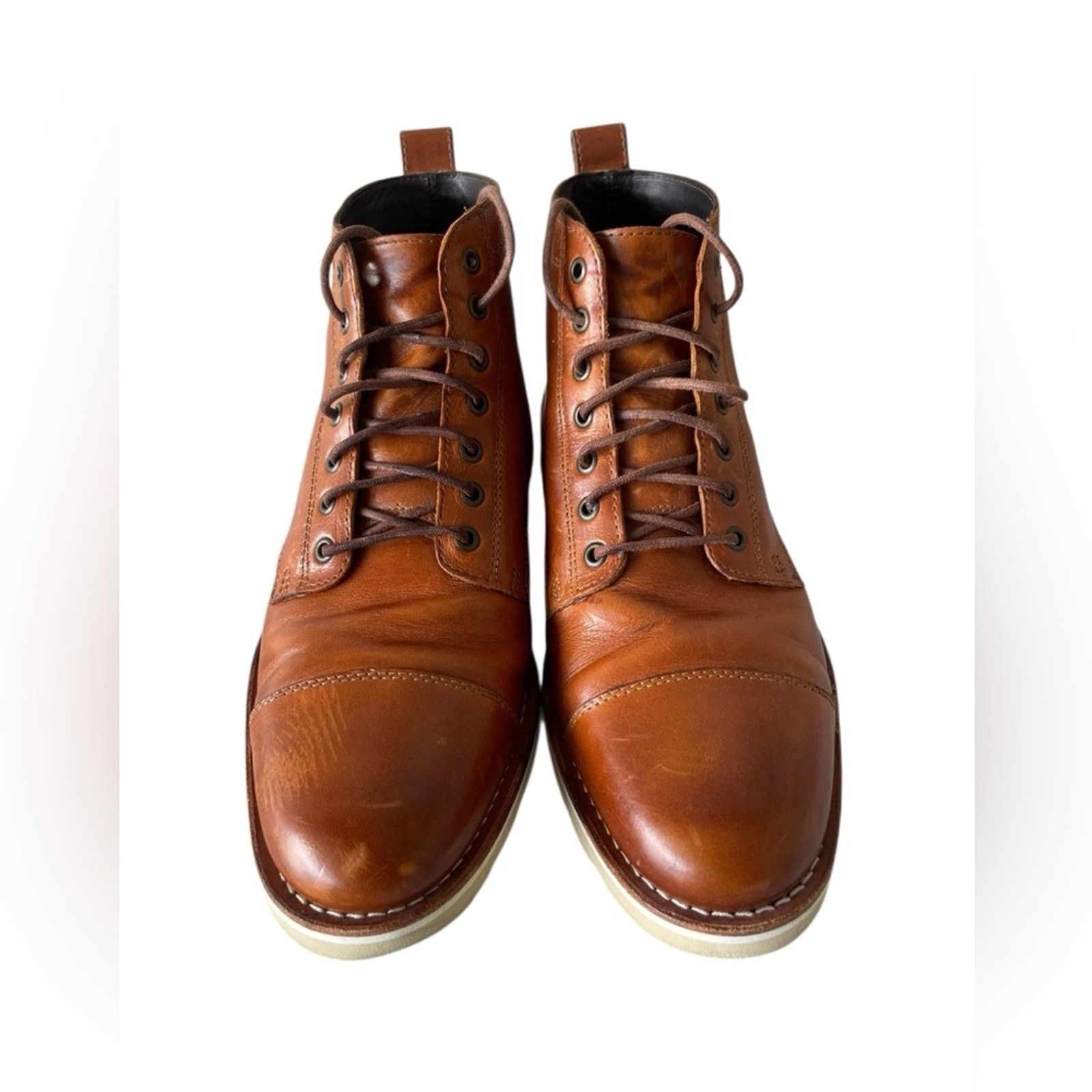 HELM Helm The Lou Teak boots Size:10 EE Size US 10 / EU 43 - 1 Thumbnail