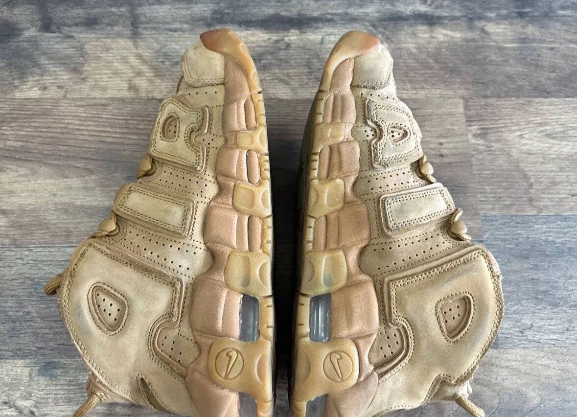 Nike Air More Uptempo GS Flax Size US 5.5 / EU 38 - 10 Thumbnail