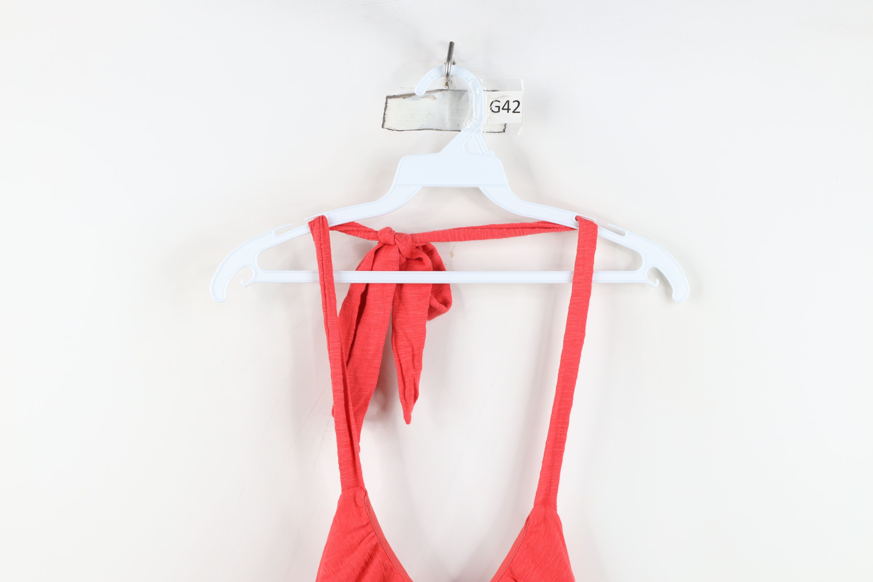 Vintage Vintage 90s Y2K Wet Seal Ruffled Halter Top Knit Shirt Size M / US 6-8 / IT 42-44 - 2 Thumbnail