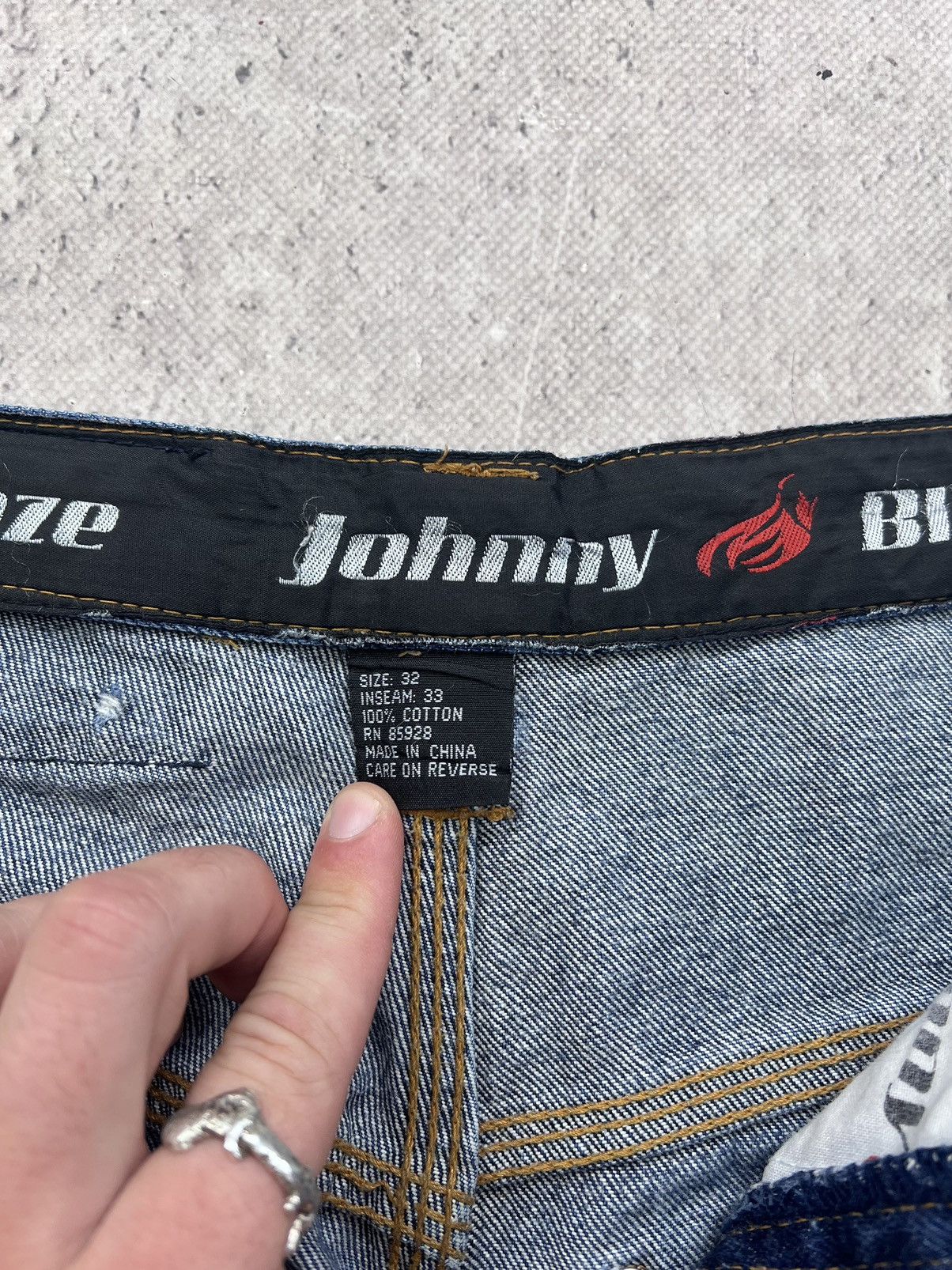 Rap Tees × Vintage 90's Johnny Blaze Method Man Cropped Baggy Jnco style Pants Size US 32 / EU 48 - 7 Thumbnail