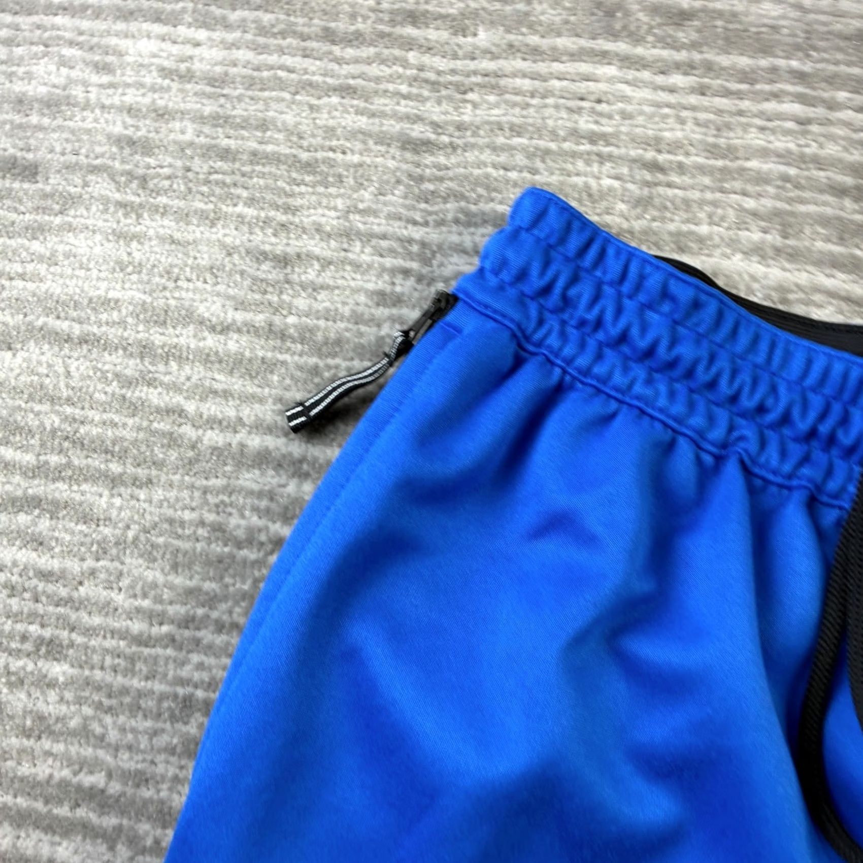 Nike Nike Dri Fit Basketball Gym Training Shorts Mens Large Blue Spotlight Warmup Size US 33 - 4 Thumbnail