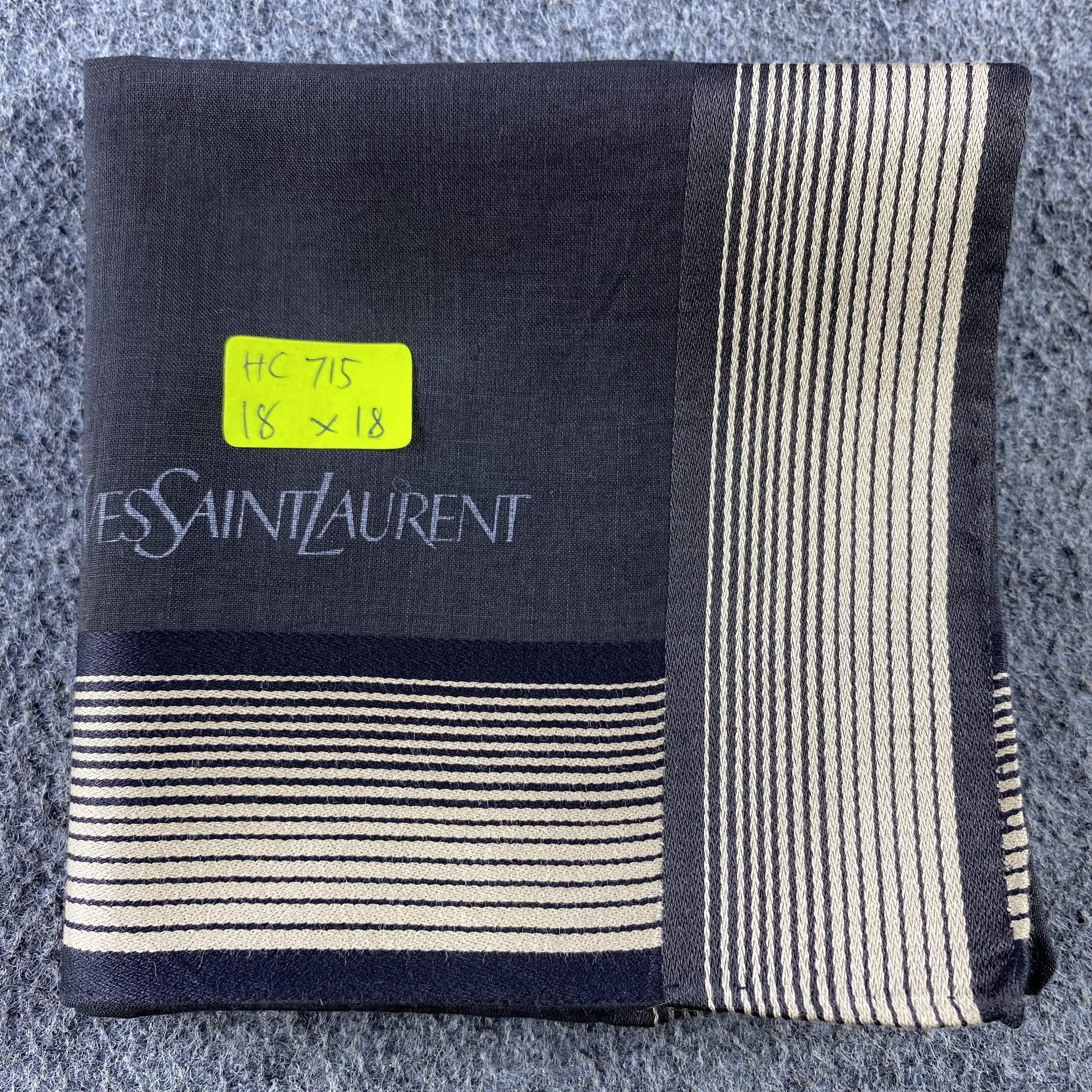 Vintage × Yves Saint Laurent Yves Saint Laurent Handkerchief/Neckerchief/Bandana HC715 Size ONE SIZE - 6 Thumbnail