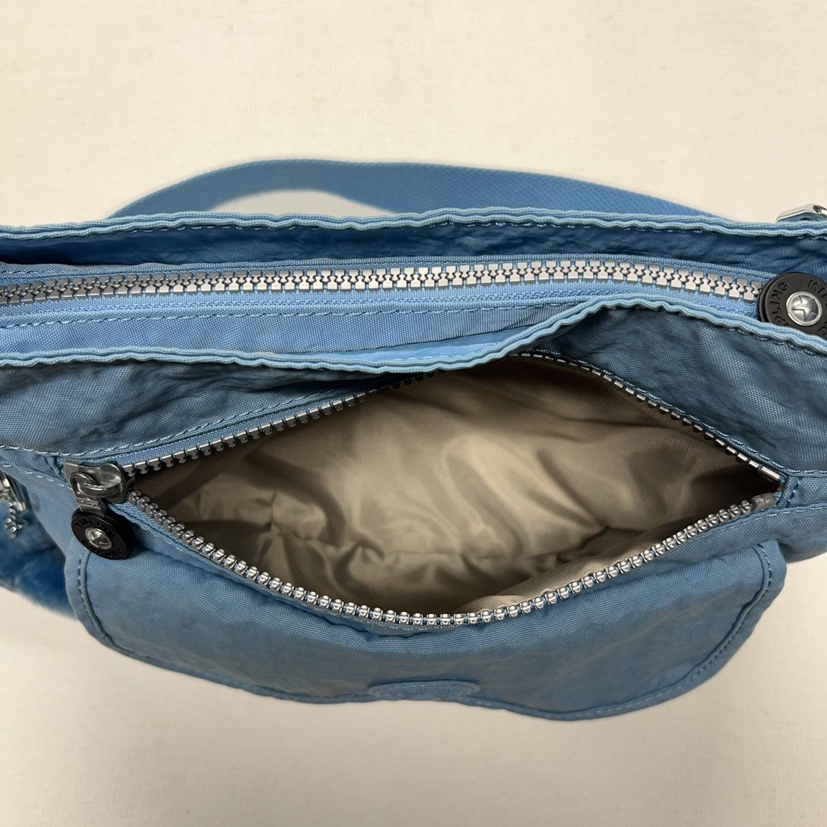 Other Kipling Syro Bag Blue Purse Crossbody Shoulder Zip Monkey Size ONE SIZE - 22 Thumbnail