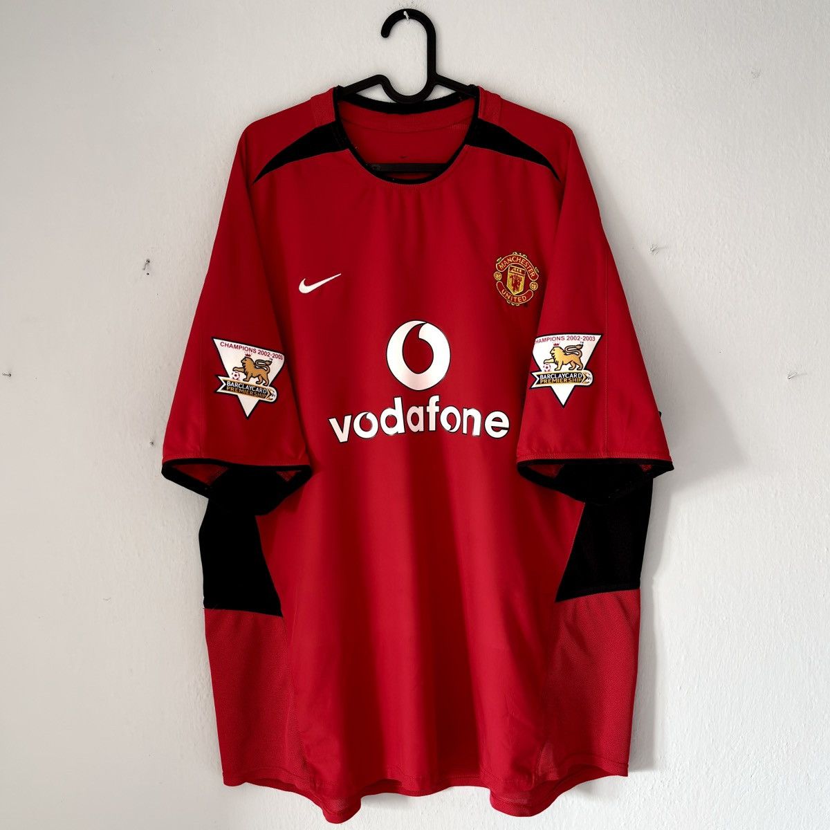 Nike × Vintage 2003 2004 Manchester Ronaldo Vintage Nike Home Soccer Jersey Size US XXL / EU 58 / 5 - 3 Thumbnail