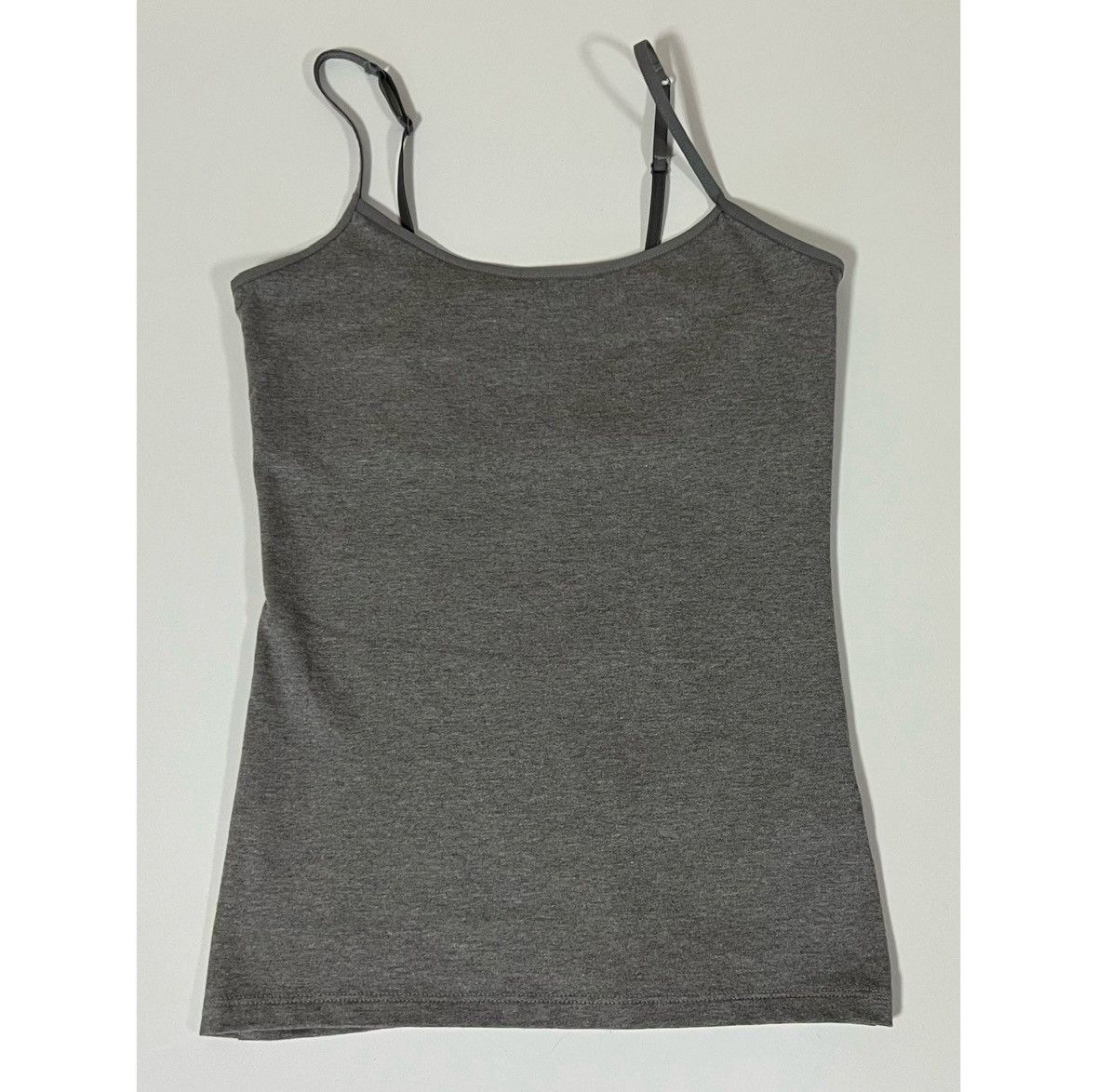 Sonoma SO Gray Grey Cami Shelf-Bra Camisole Tank Top Shirt Size S 🩶 Size S / US 4 / IT 40 - 3 Thumbnail