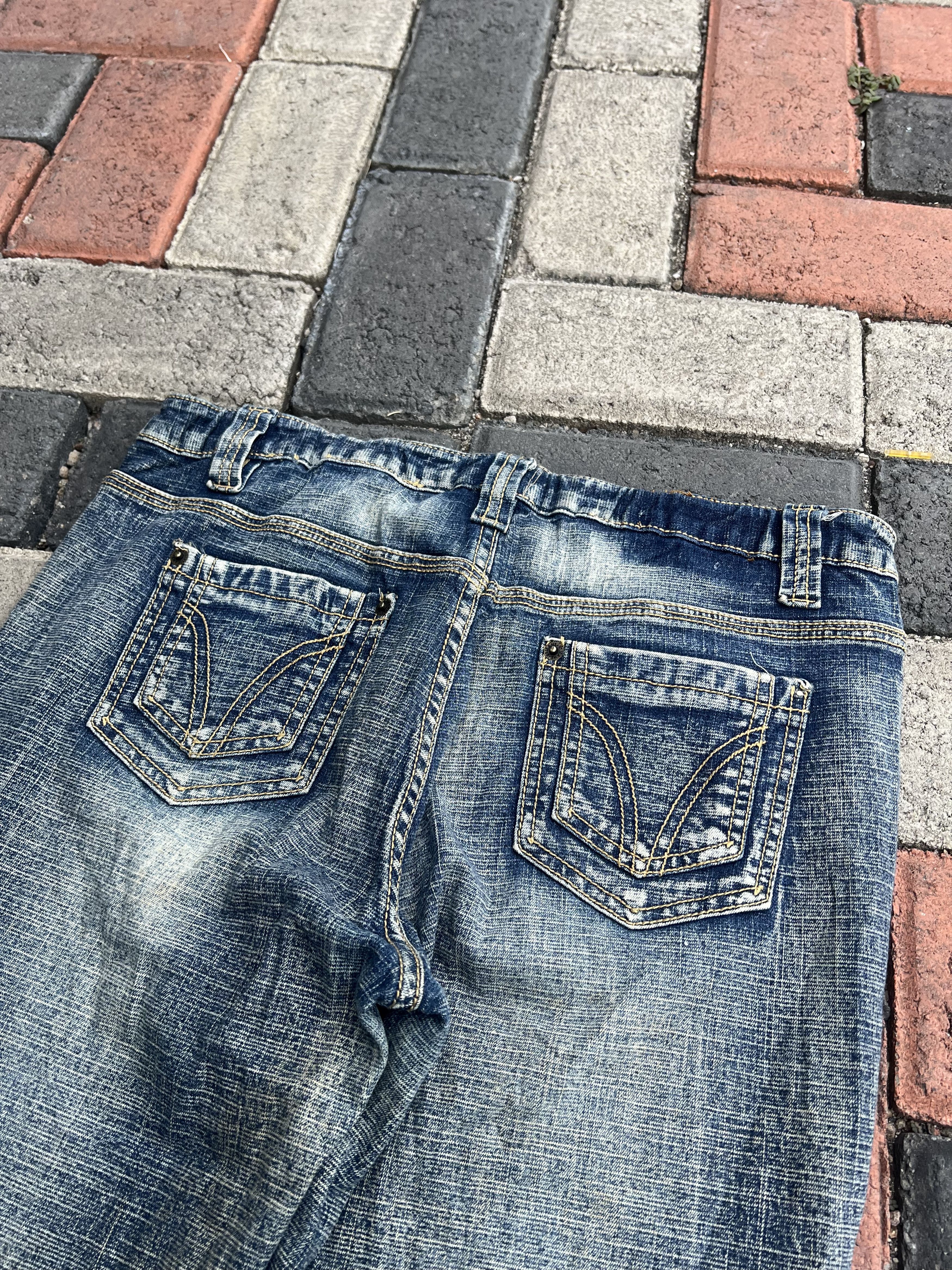 Japanese Brand 2000s Archival Hysteric Bootcut Flare Jeans y2k Lgb Ifsix Size US 31 - 4 Thumbnail