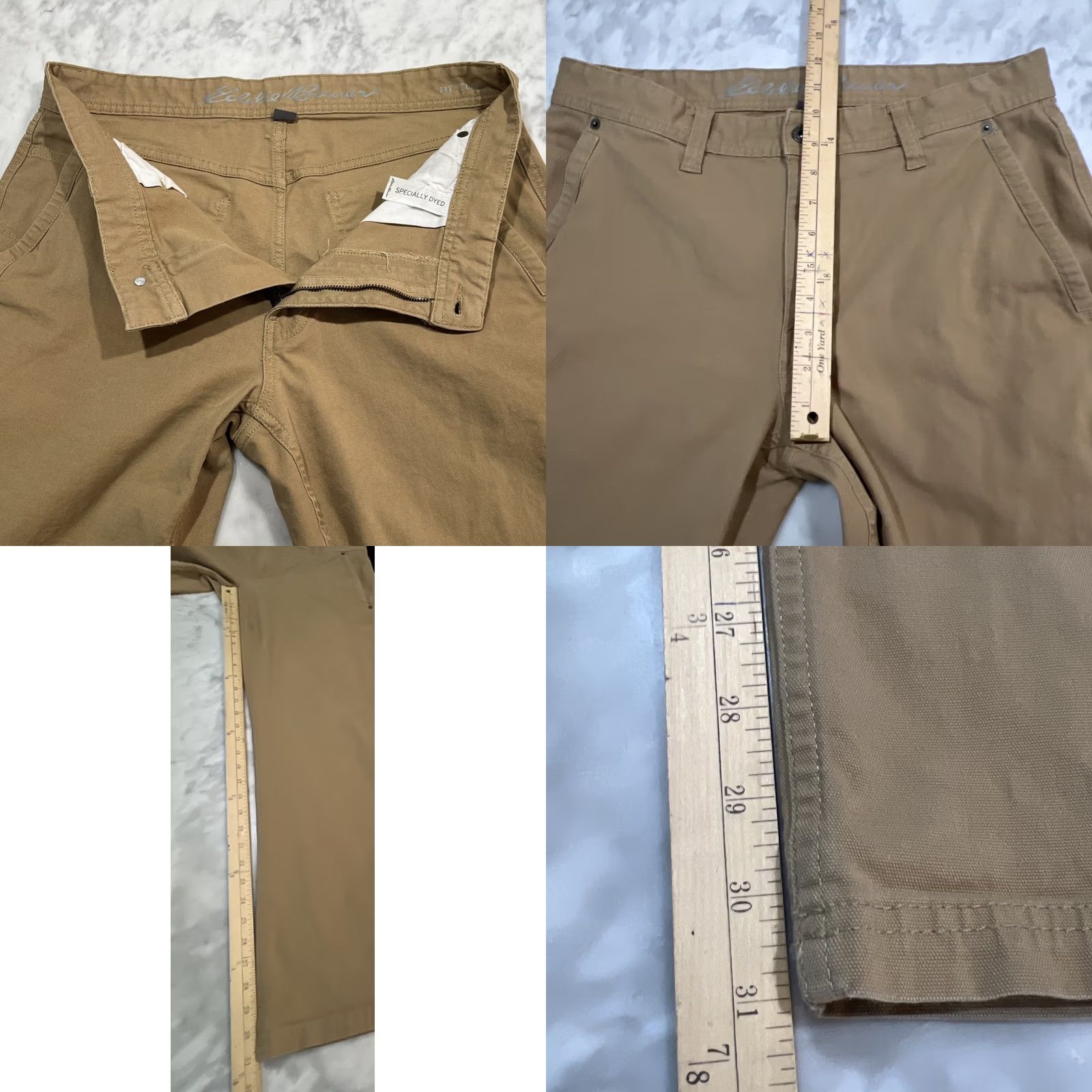 Eddie Bauer Eddie Bauer Canvas Utility Pant Men’s 32x32 Cotton Spandex Cargo 5-Pocket Straight Brown Regular Shirt? Size US 32 / EU 48 - 8 Thumbnail