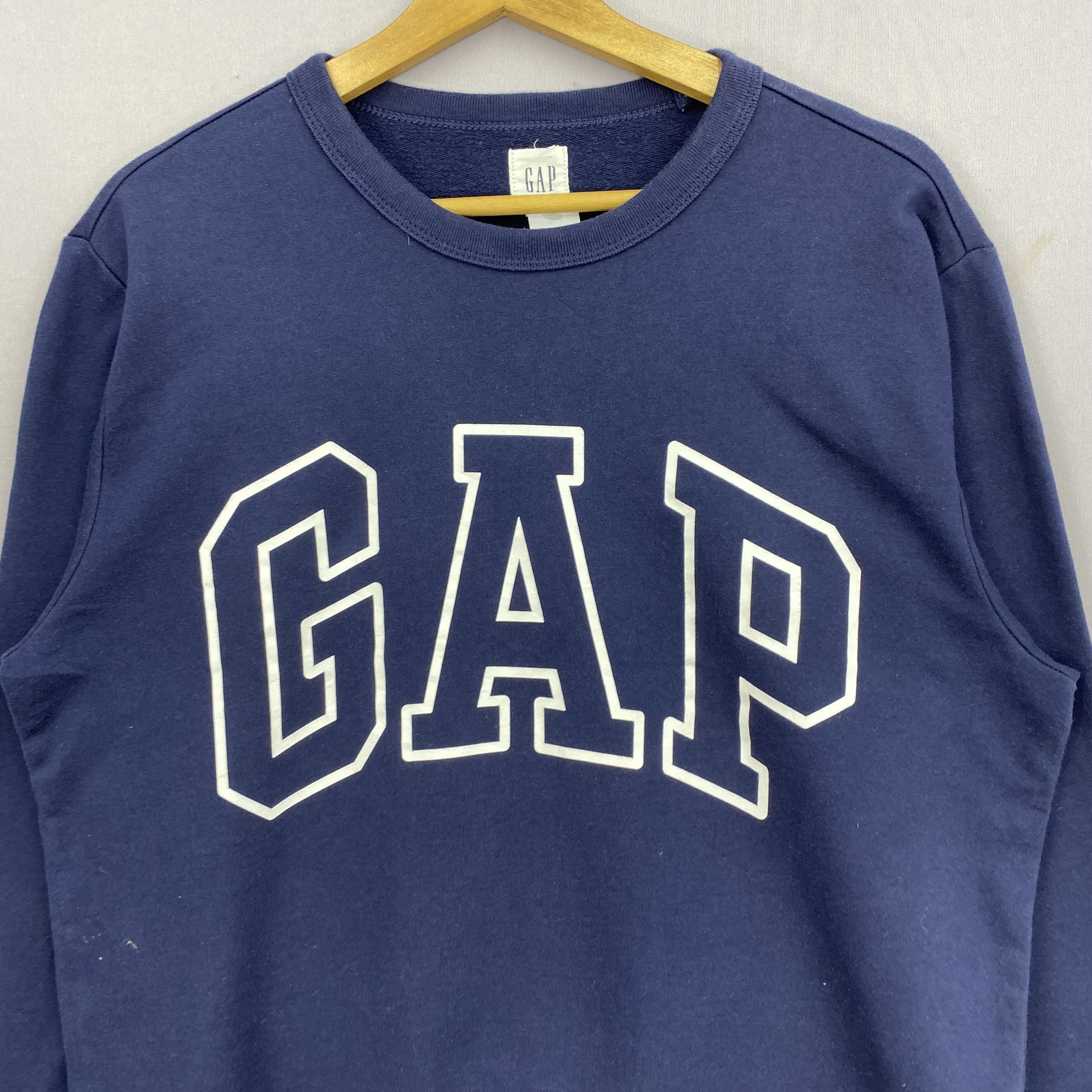 Gap Vintage Y2K Gap Sweater Spellout Sweatshirt Jumper Size US M / EU 48-50 / 2 - 2 Thumbnail