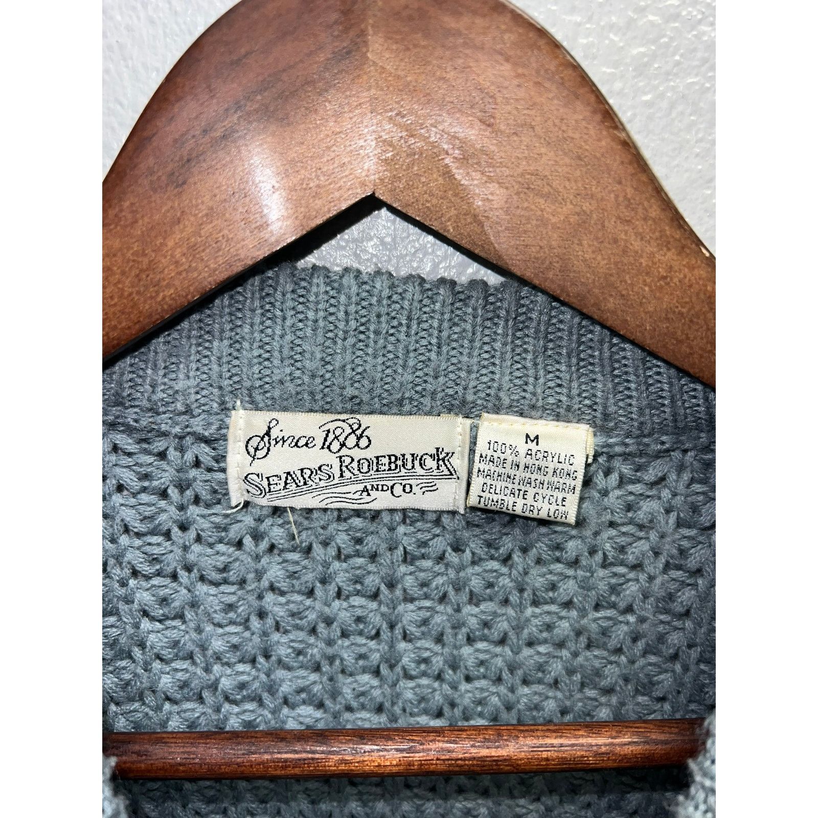 Vintage Vintage Sears Roebuck Gray Sweater Knitted Pullover VTG M Size US M / EU 48-50 / 2 - 6 Thumbnail