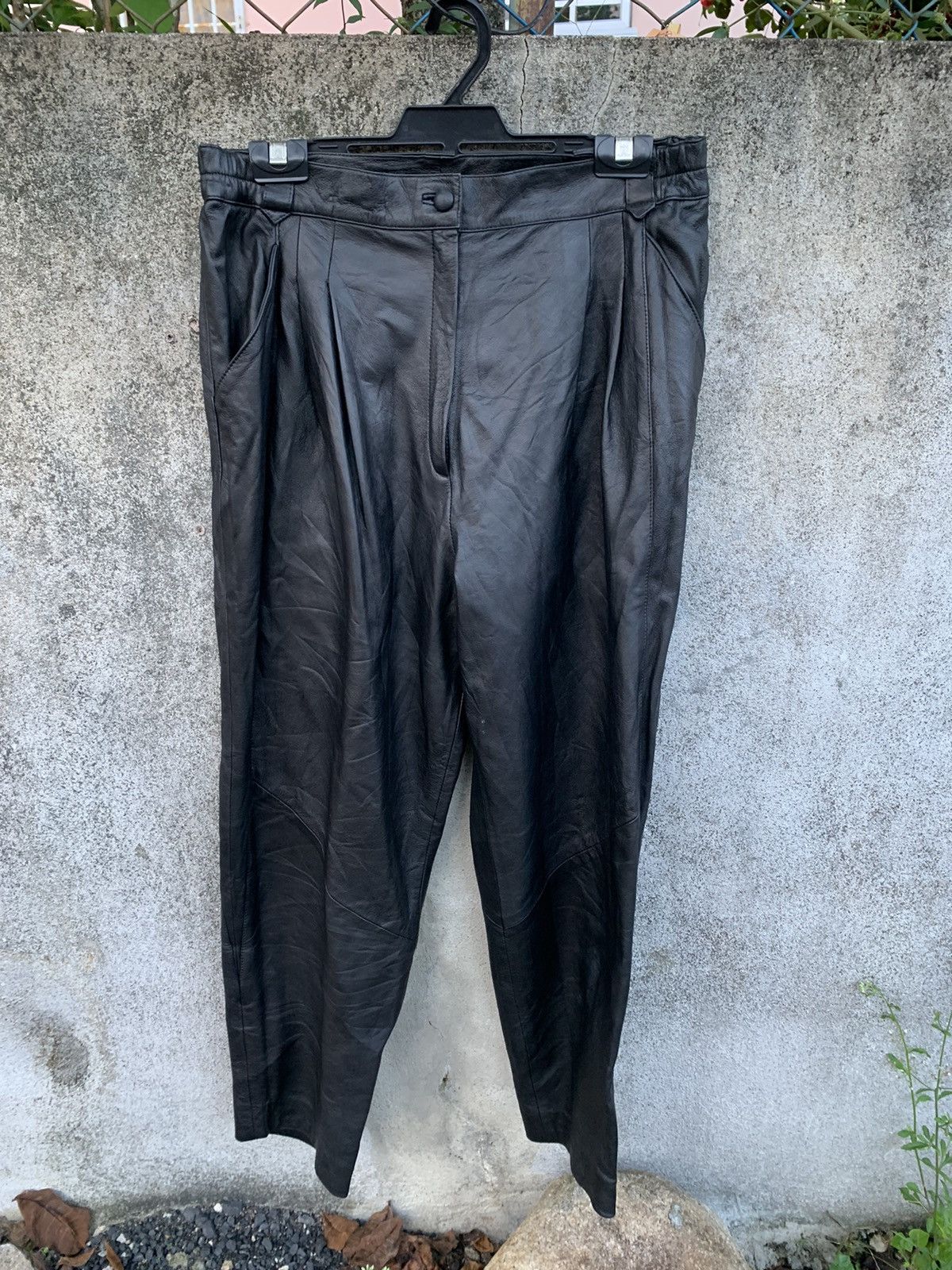 Designer Leather Pants Size US 30 / EU 46 - 1 Thumbnail