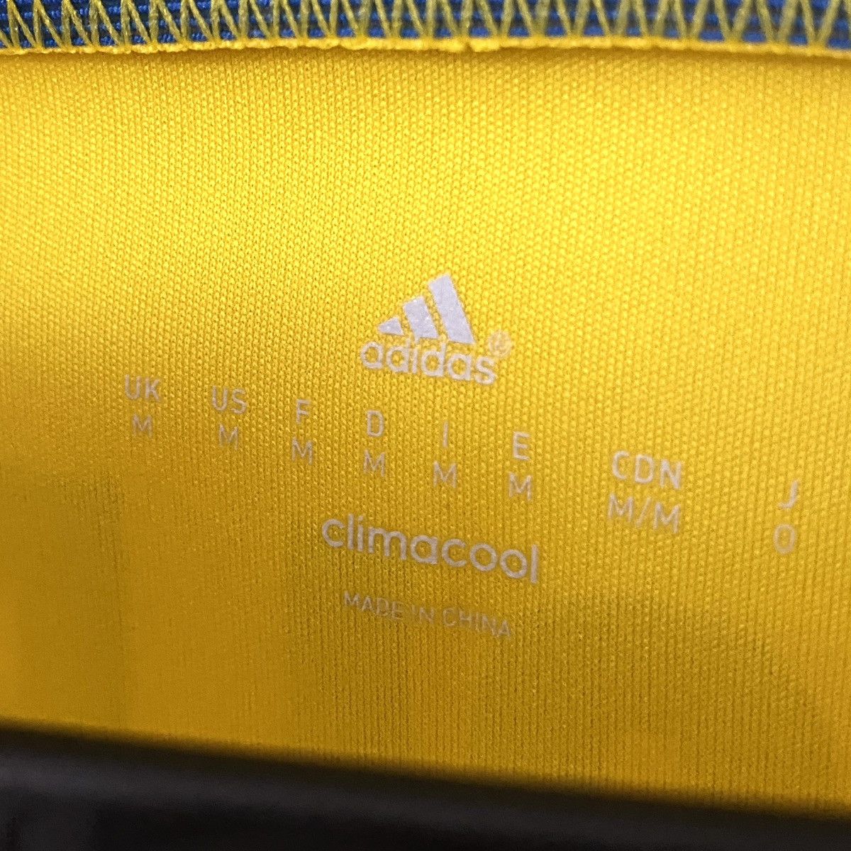 Adidas 2014 2016 GAME ISSUE Ukraine Yarmolenko Adidas Soccer Jersey Size US M / EU 48-50 / 2 - 7 Thumbnail