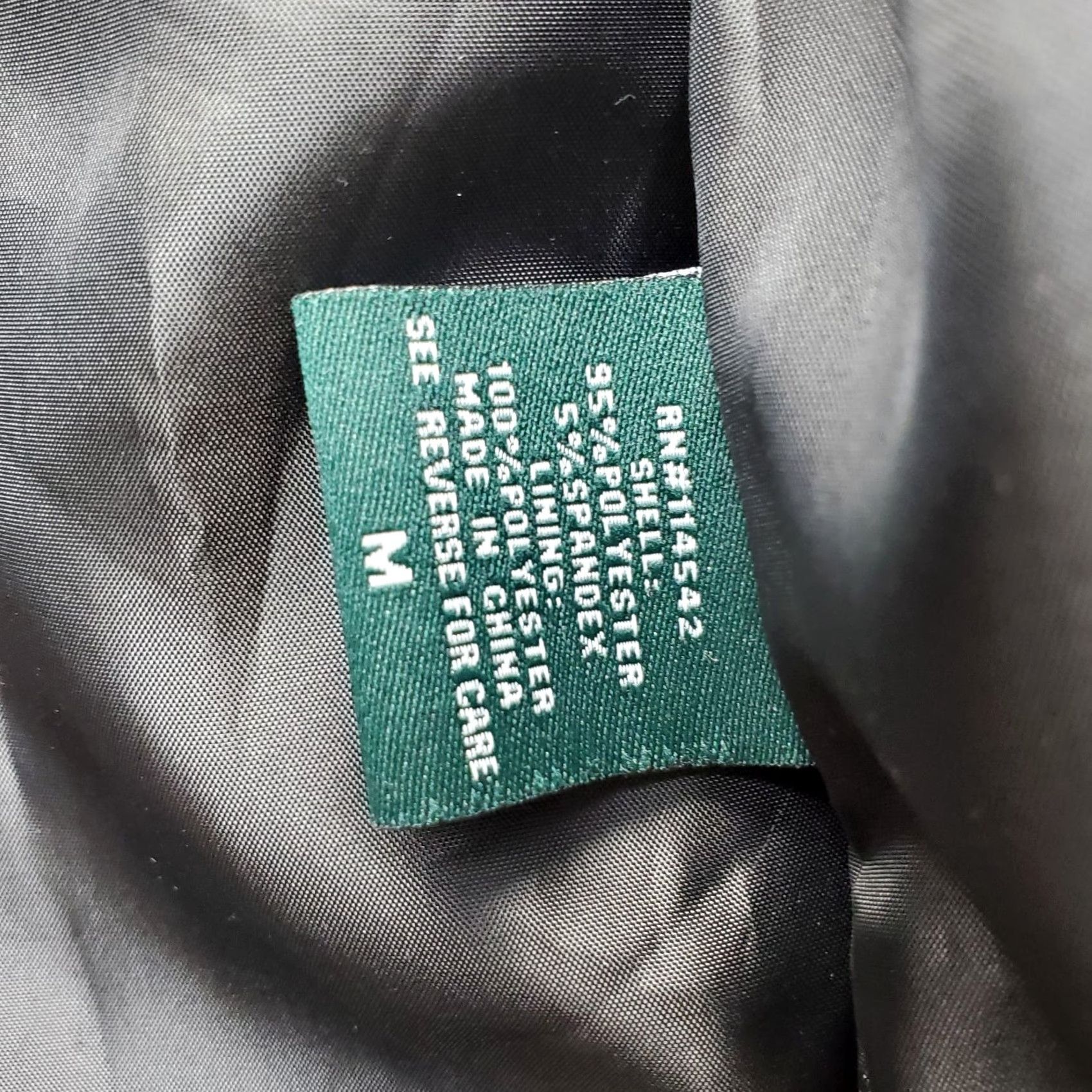 Vintage Joujou Womens Size M Green Vegan Leather Jacket Long Sleeve Full Zip Size M / US 6-8 / IT 42-44 - 7 Thumbnail