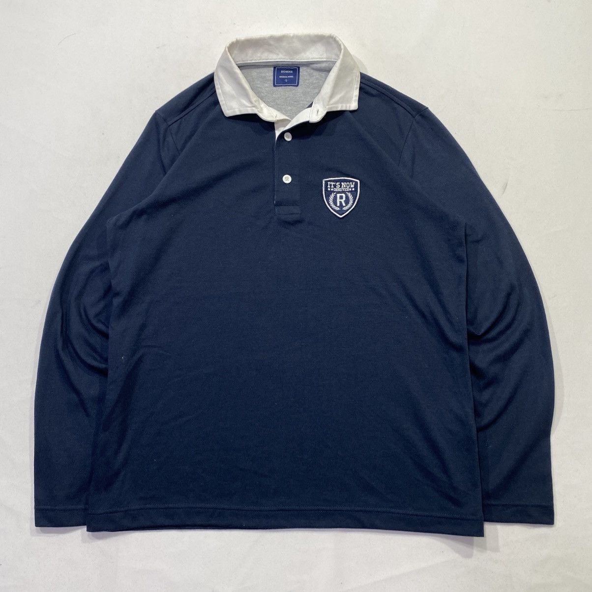 Japanese Brand Topvalu Rugy Shirt Long Sleeve Size US L / EU 52-54 / 3 - 1 Thumbnail