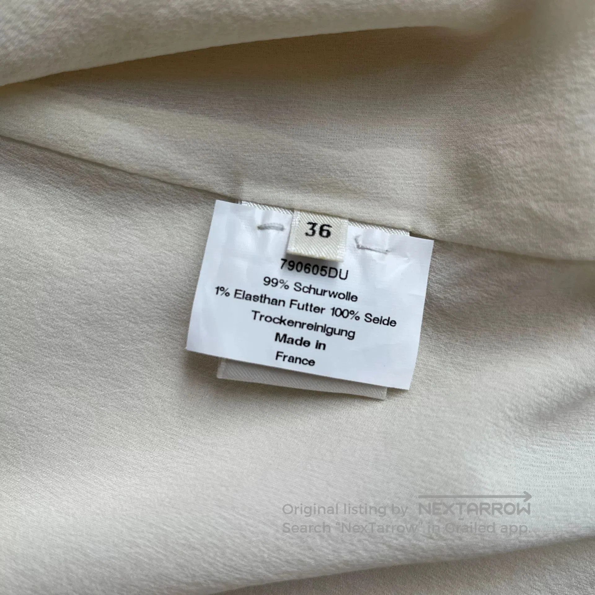 Hermes Hermes Double Silk Layered Top Size 36. Size US S / EU 44-46 / 1 - 3 Thumbnail