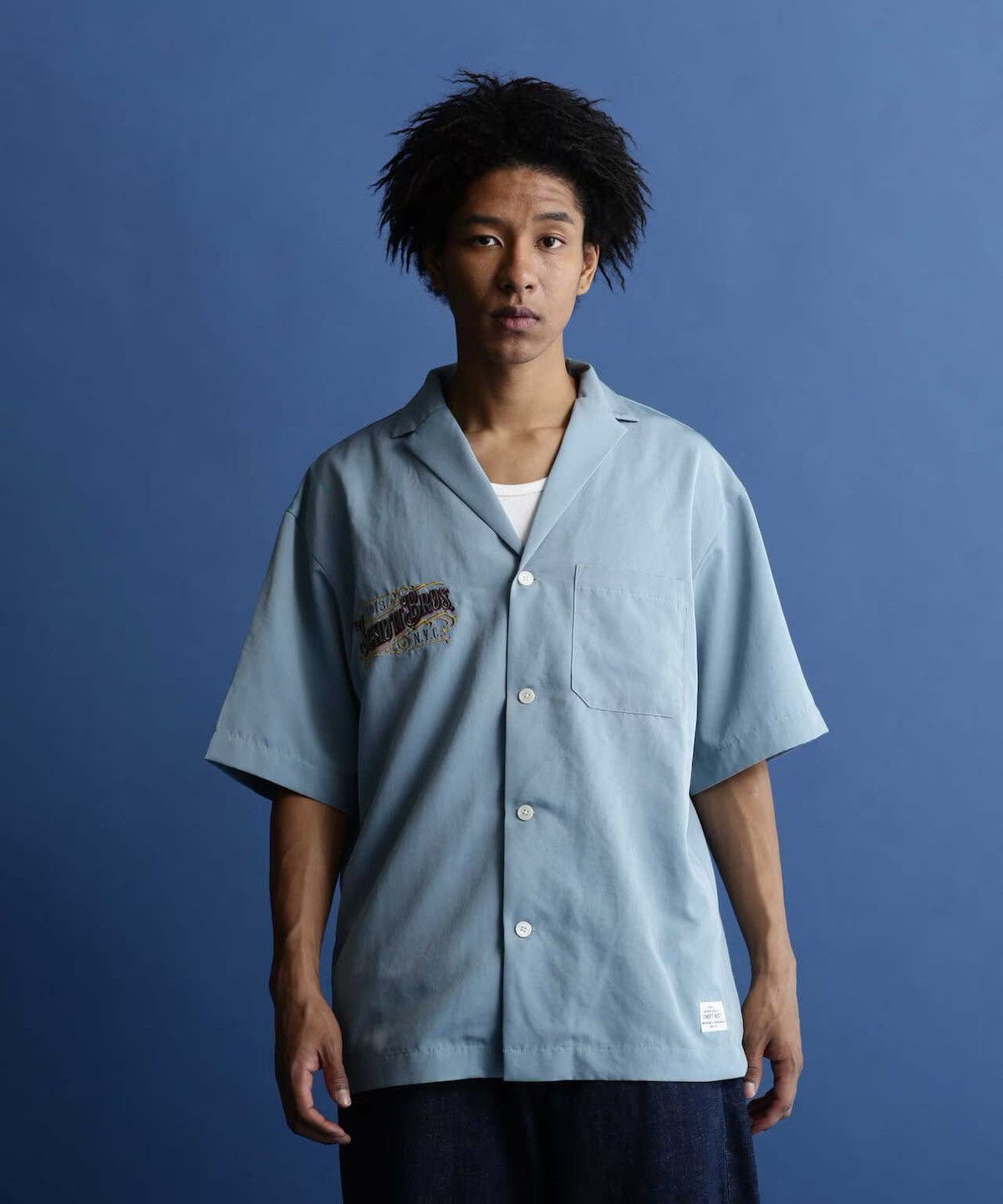 Schott Schott Barber Shop Embroidered Button Up Shirt Size US L / EU 52-54 / 3 - 1 Thumbnail
