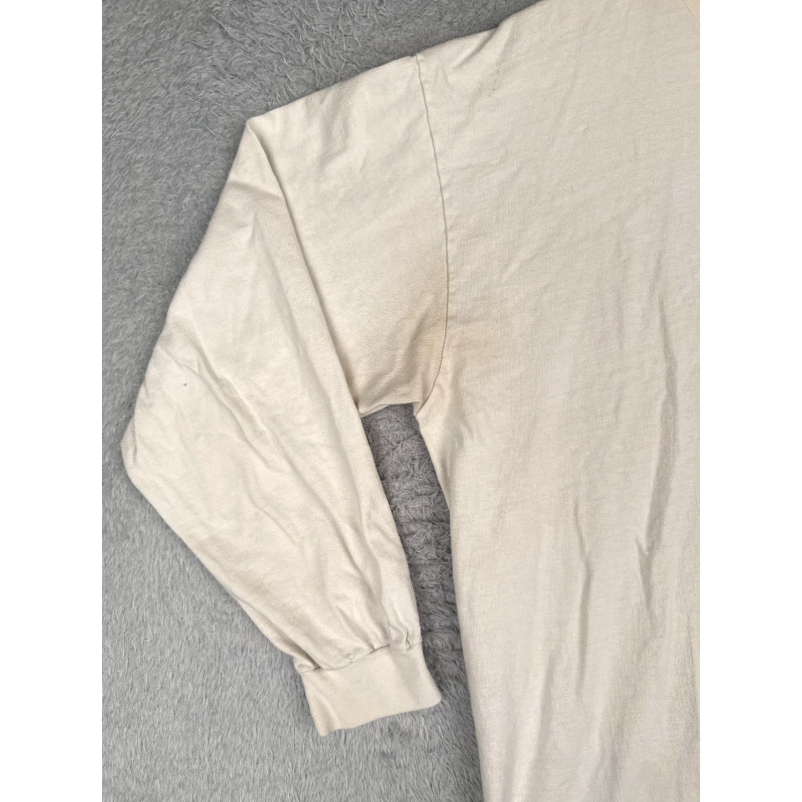 Tommy Hilfiger Tommy Hilfiger Jeans Shirt Adult Extra Large White Crew Long Sleeve Cotton READ Size US XL / EU 56 / 4 - 3 Thumbnail