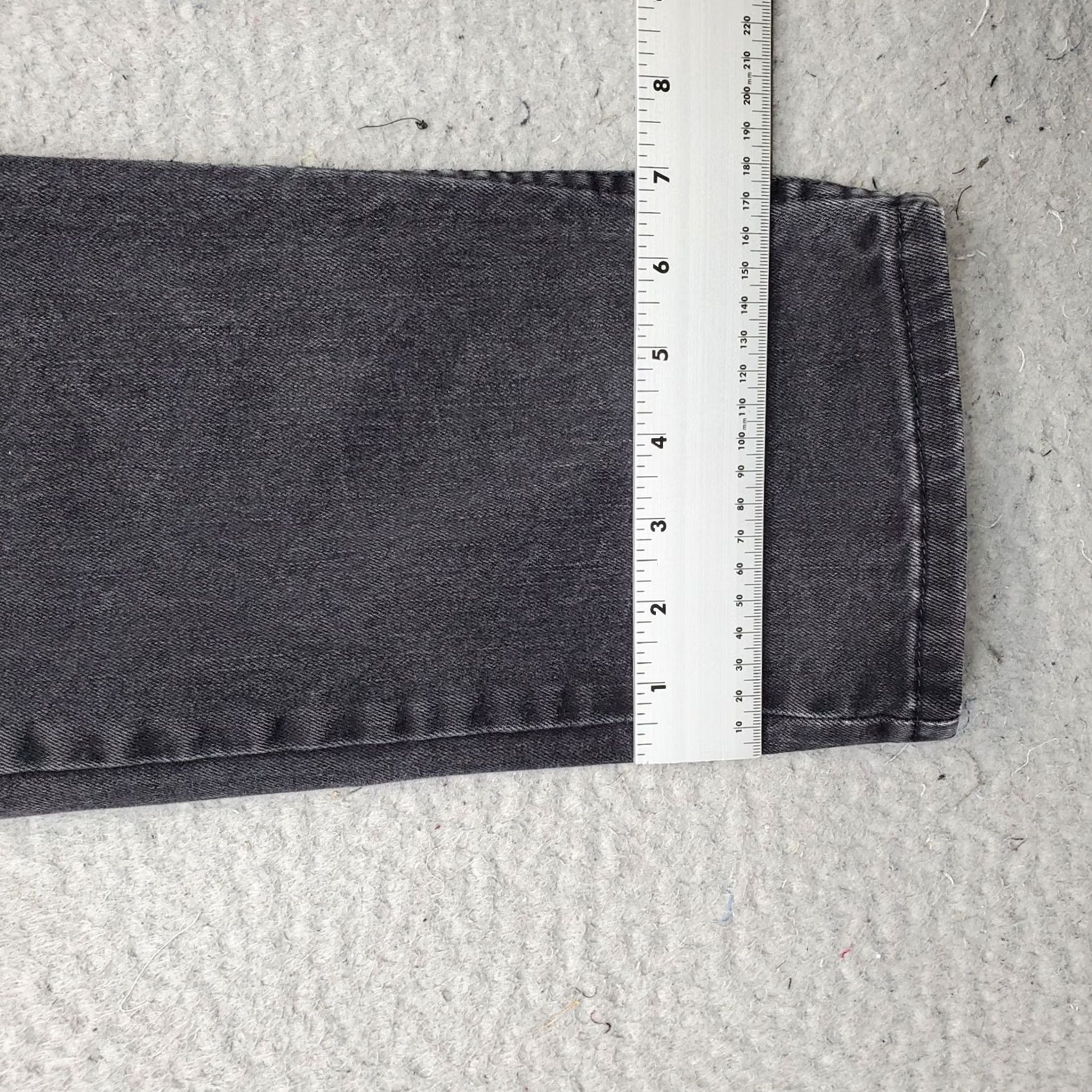 Levi's Levi's 502 Jeans Mens 33 Black Denim Stretch Comfort 5-Pocket Regular Straight Size US 33 - 5 Thumbnail