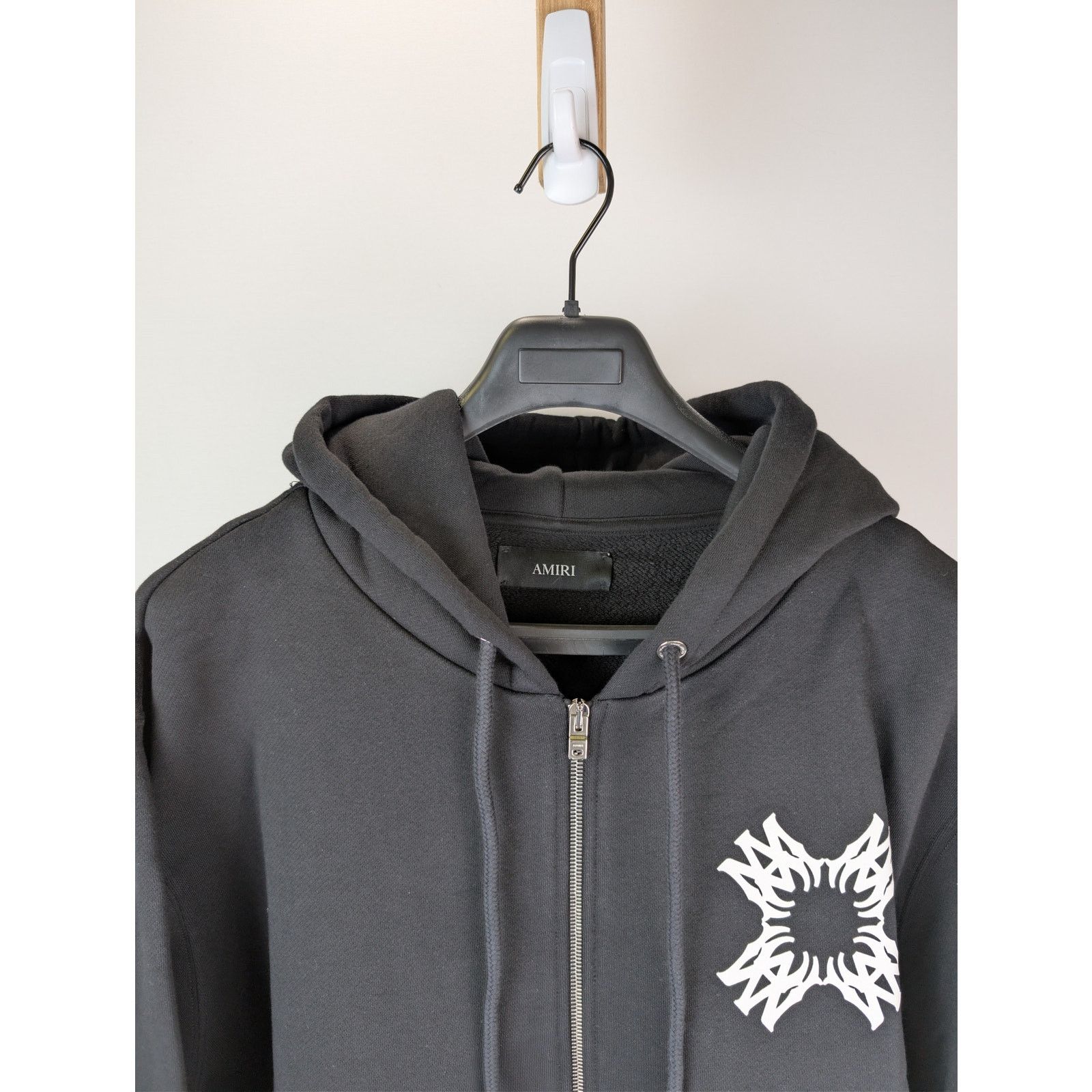 Amiri o1rshd1 MA Quad Zip up Hoodie in Black Size US XXL / EU 58 / 5 - 7 Thumbnail
