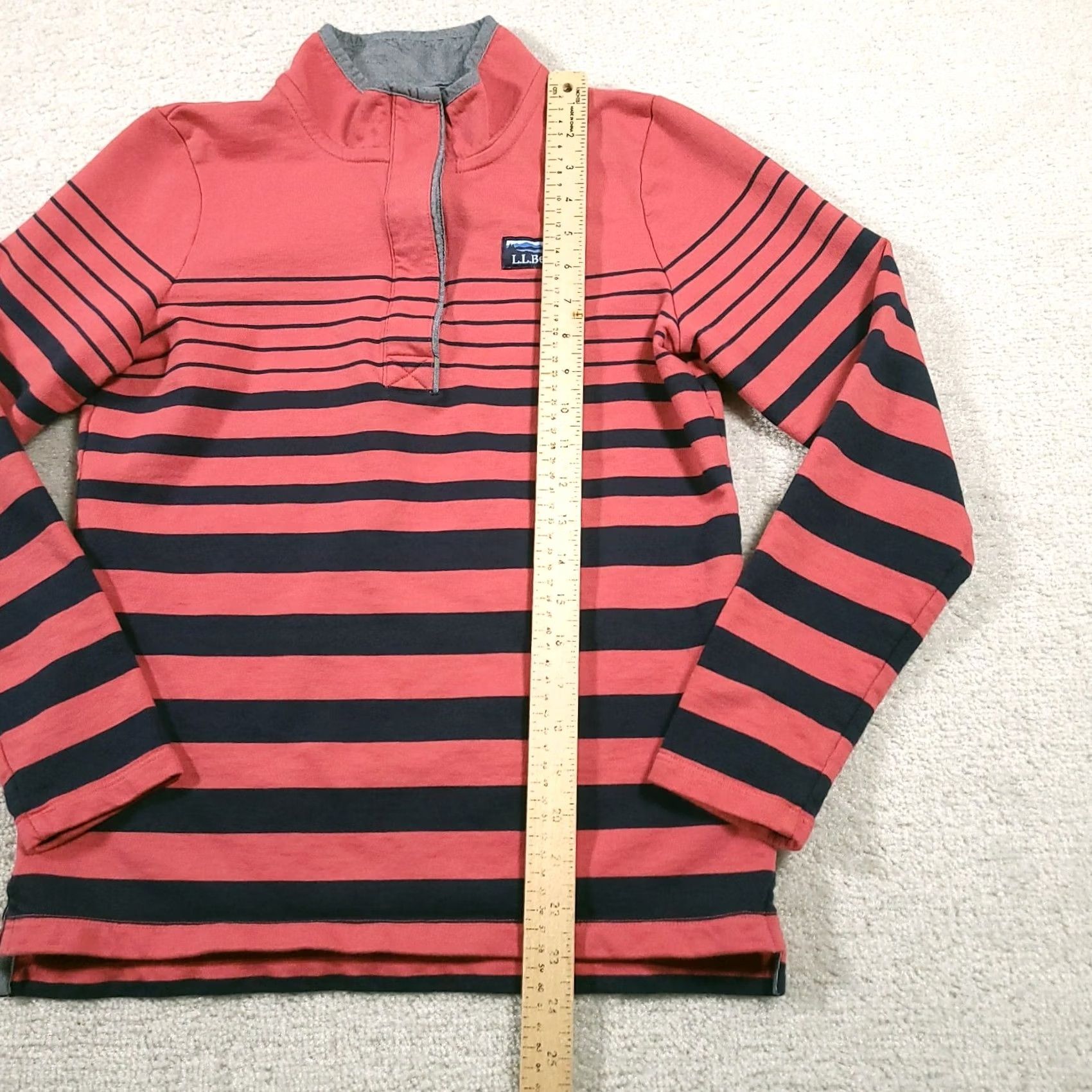 Vintage VINTAGE LL Bean Shirt Women's XS Pink Soft Cotton Rugby Henley Long Sleeve Size XS / US 0-2 / IT 36-38 - 5 Thumbnail